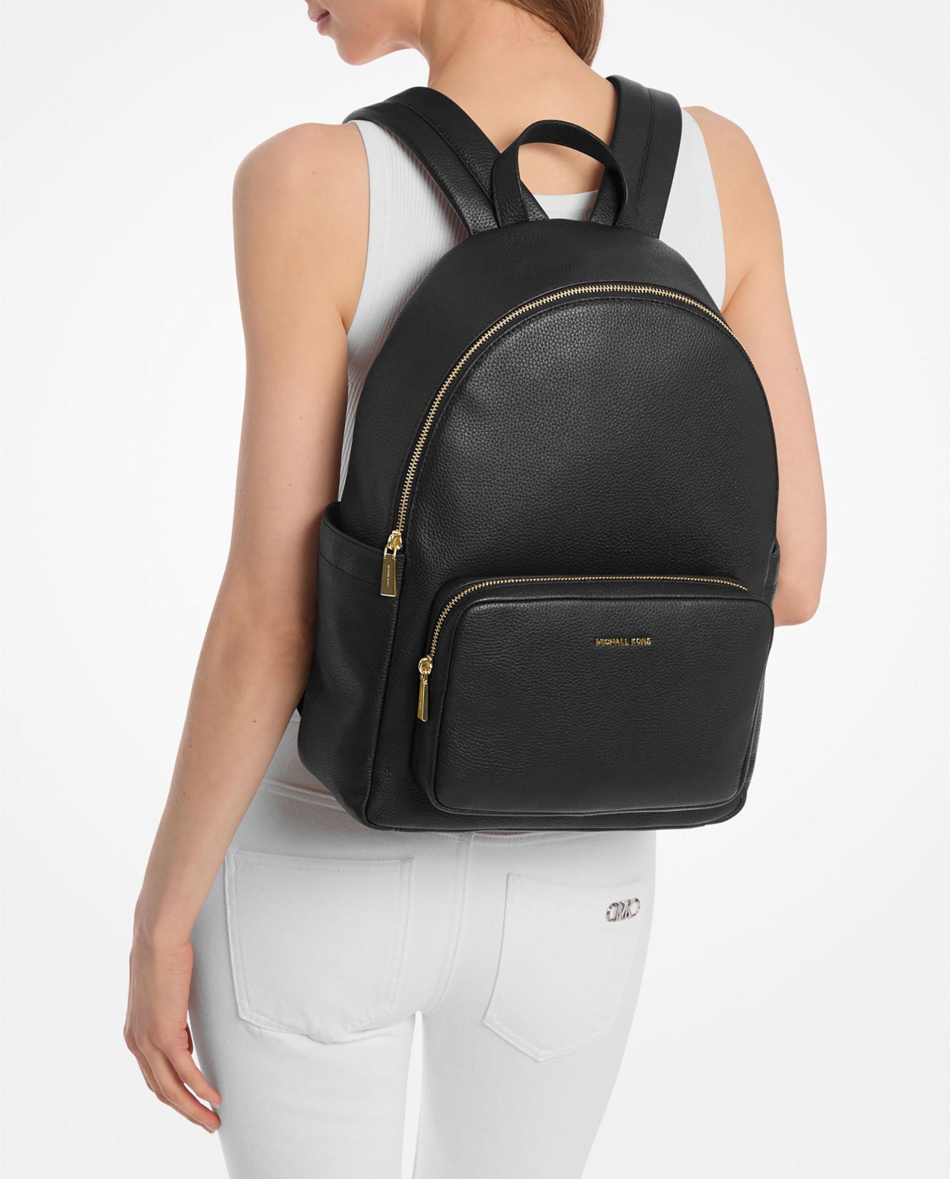 Mochila Tanner grande de piel - Michael Michael Kors - Negro Negro-3