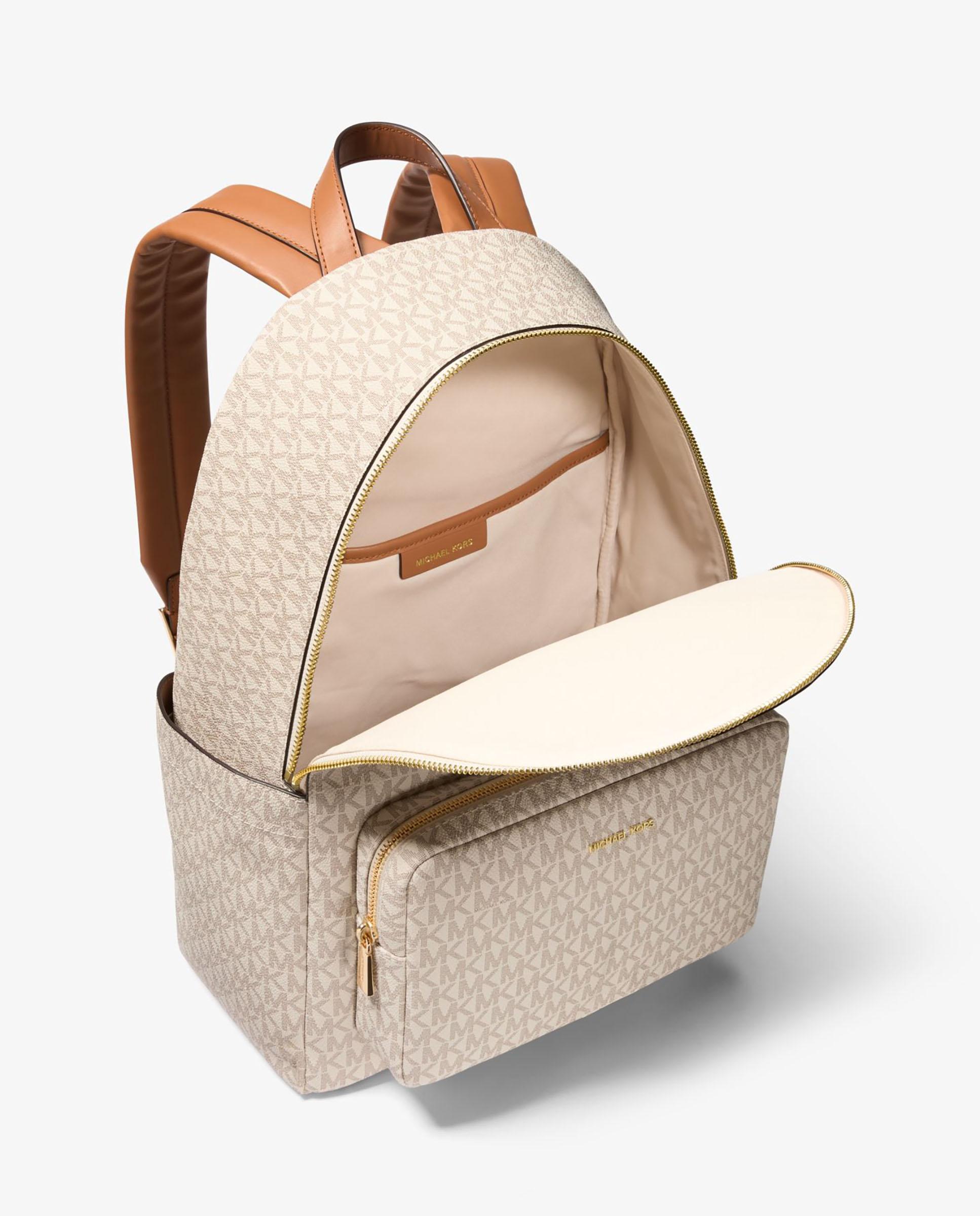Mochila tanner grande con logotipo - Michael Michael Kors - Marfil Marfil-2