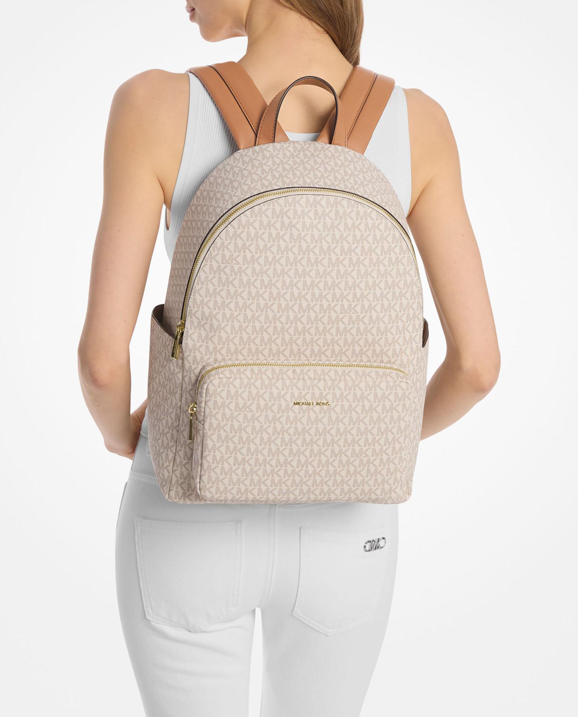 Mochila tanner grande con logotipo - Michael Michael Kors - Marfil Marfil-3