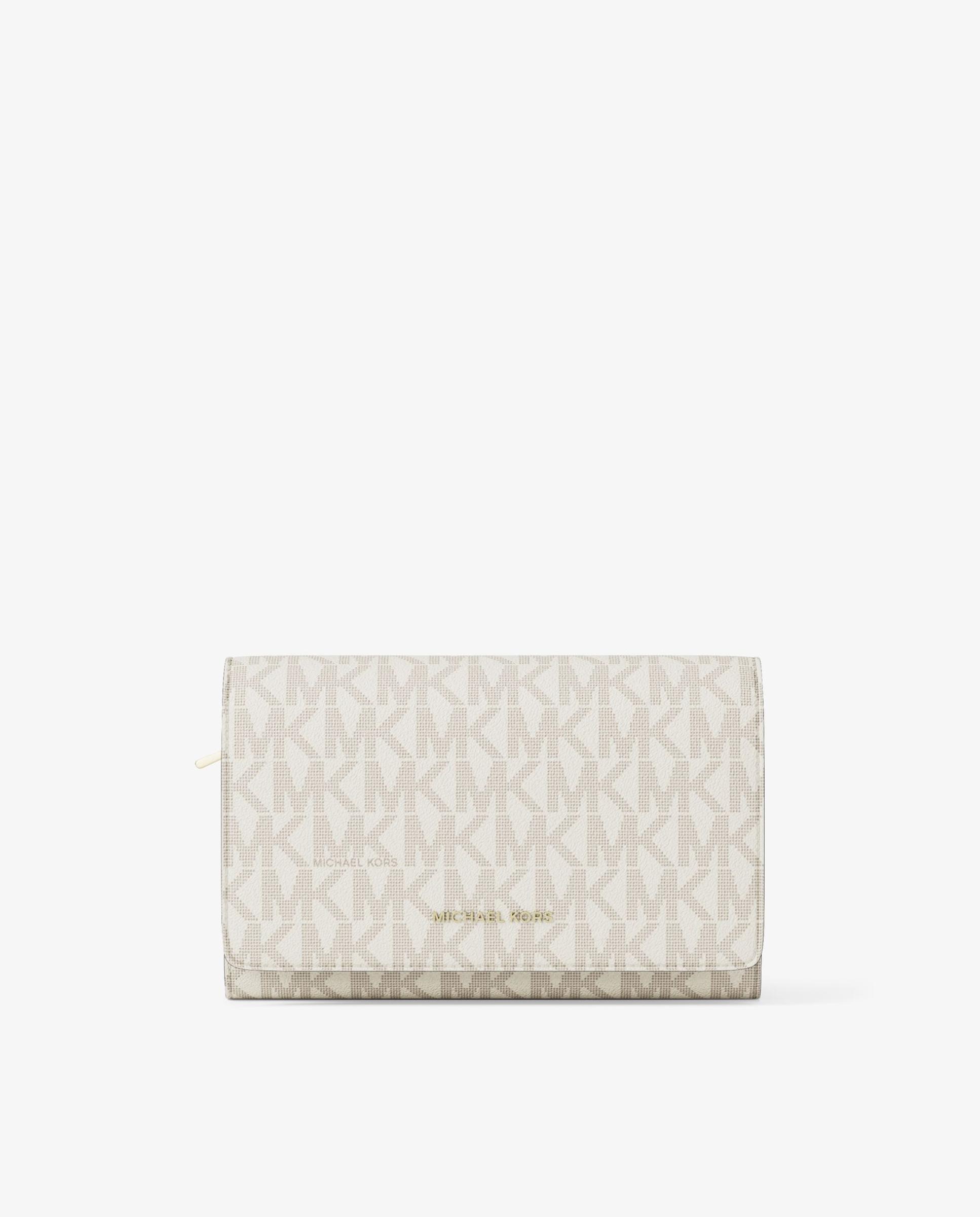Cartera de mujer jet set grande con logotipo - Michael Michael Kors - Natural Natural-1