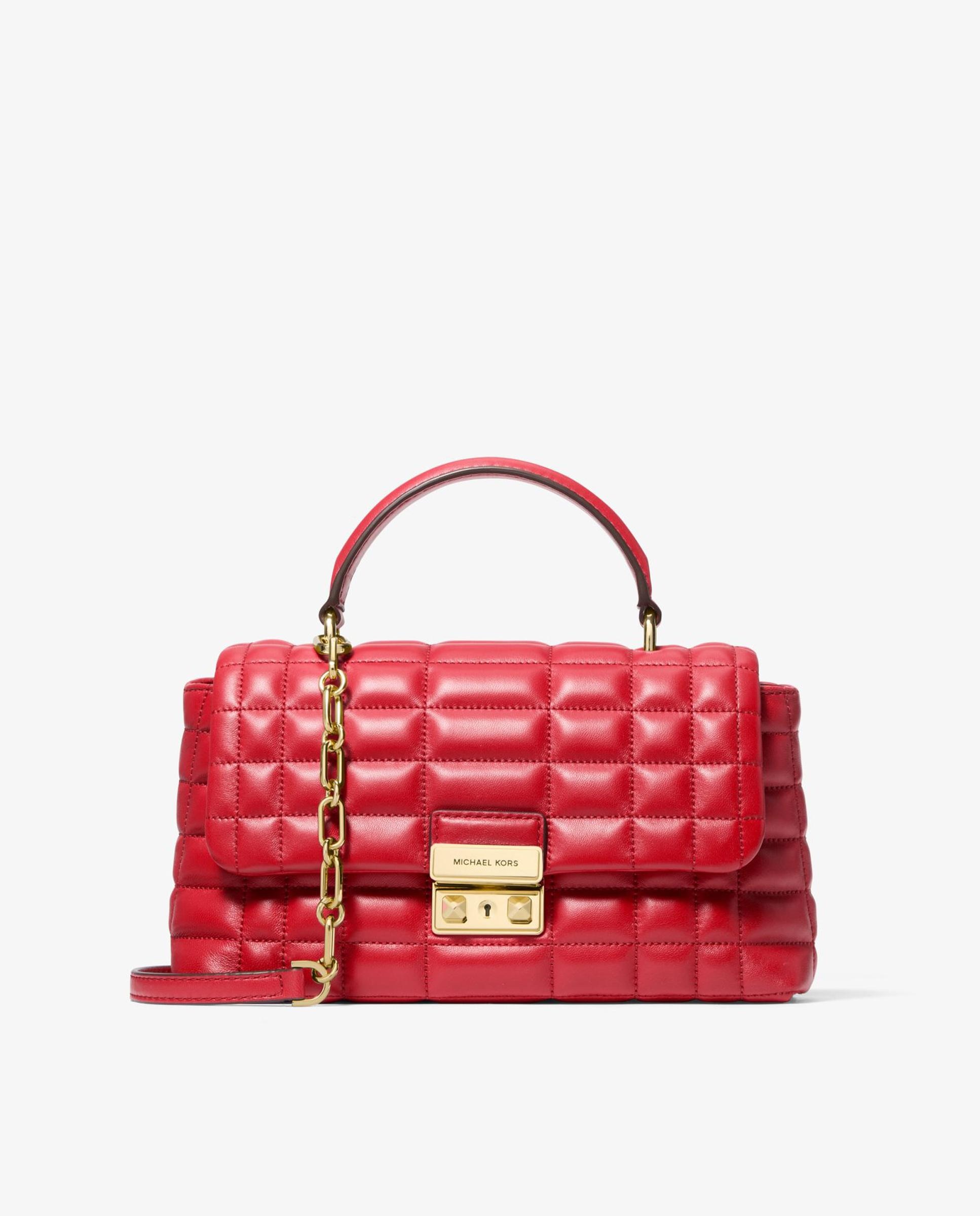 Bandolera de mujer satchel tribeca mediana de piel acolchada - Michael Michael Kors - Caldera Caldera-1