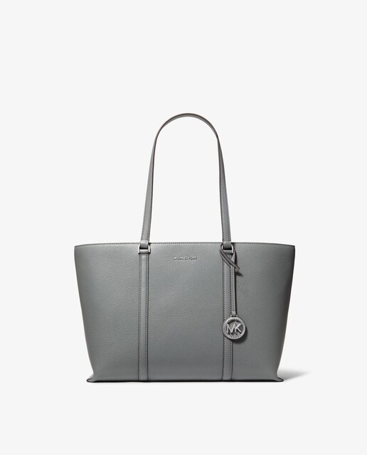 Imagen 0 de Bolso de hombro tote Temple grande de piel granulada