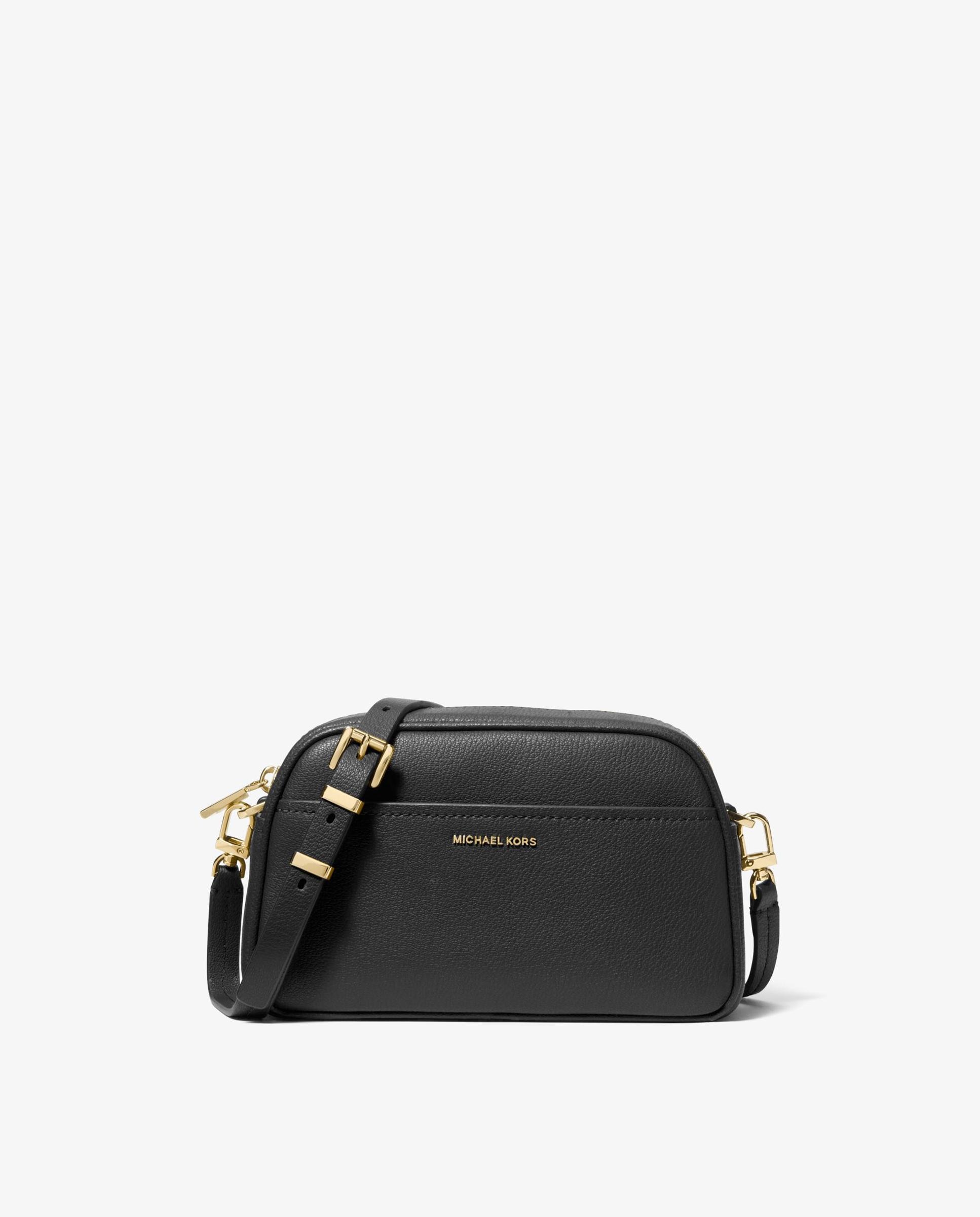 Bandolera de mujer para cámara jet set pequeña de piel - Michael Michael Kors - Negro Negro-1