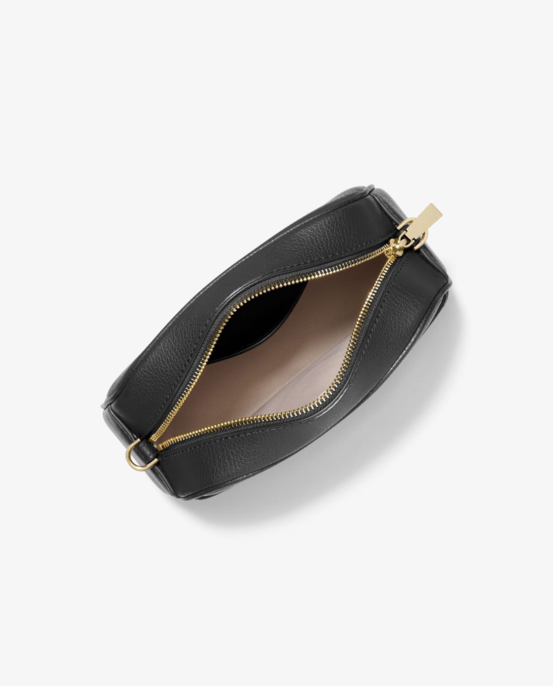 Bandolera de mujer para cámara jet set pequeña de piel - Michael Michael Kors - Negro Negro-3