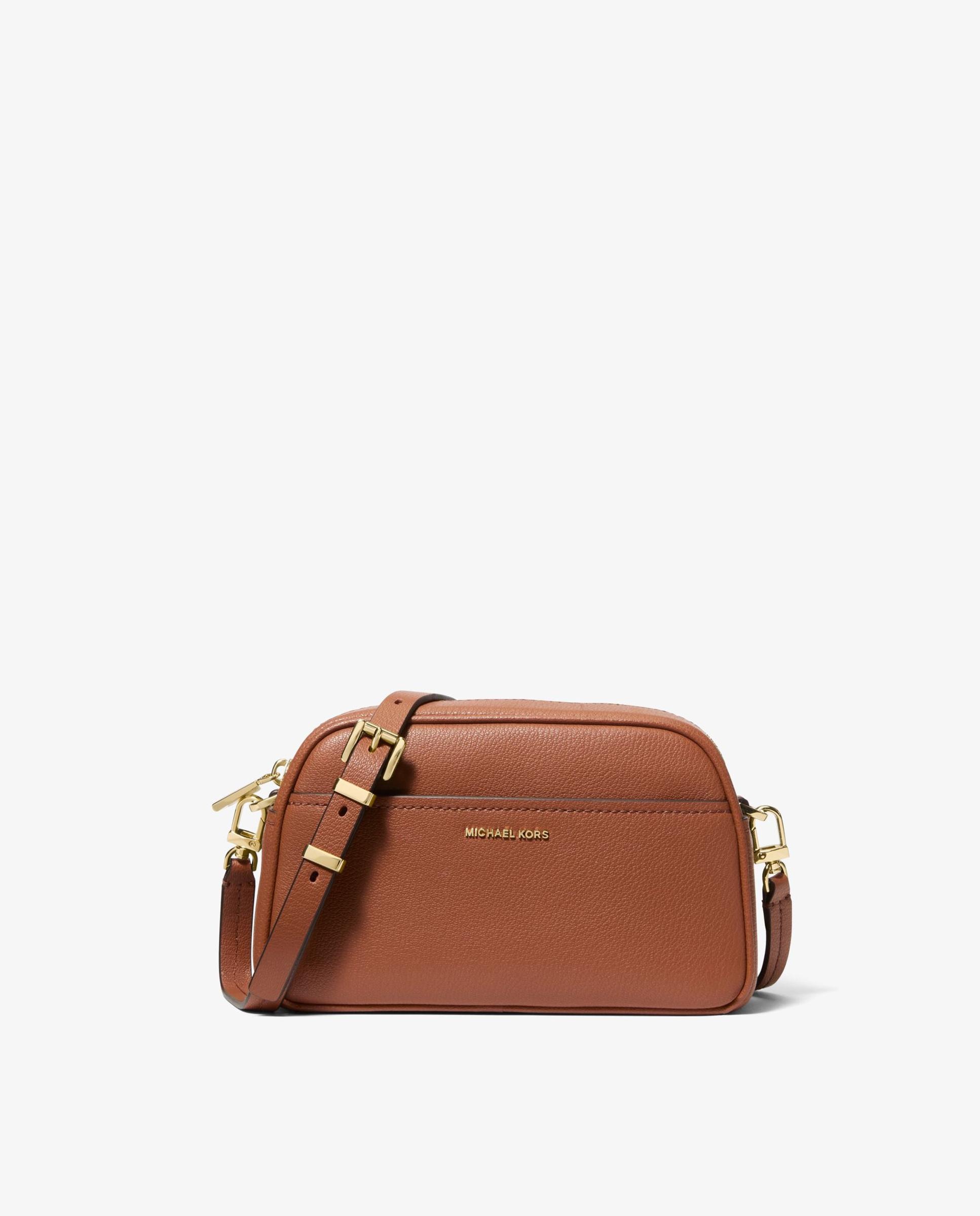 Bandolera de mujer para cámara jet set pequeña de piel - Michael Michael Kors - Marrón Marrón-1