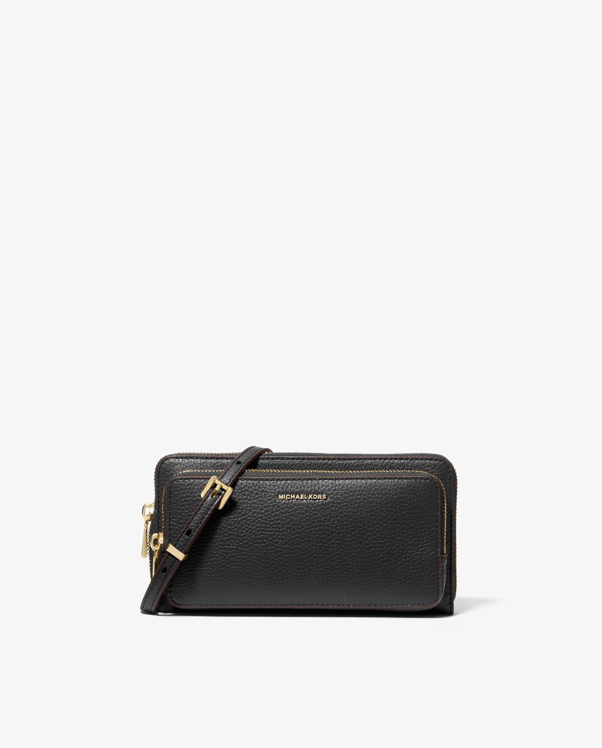 Imagen 1 de Bandolera de mujer jet set grande transformable de piel granulada - Michael Michael Kors - Negro Negro