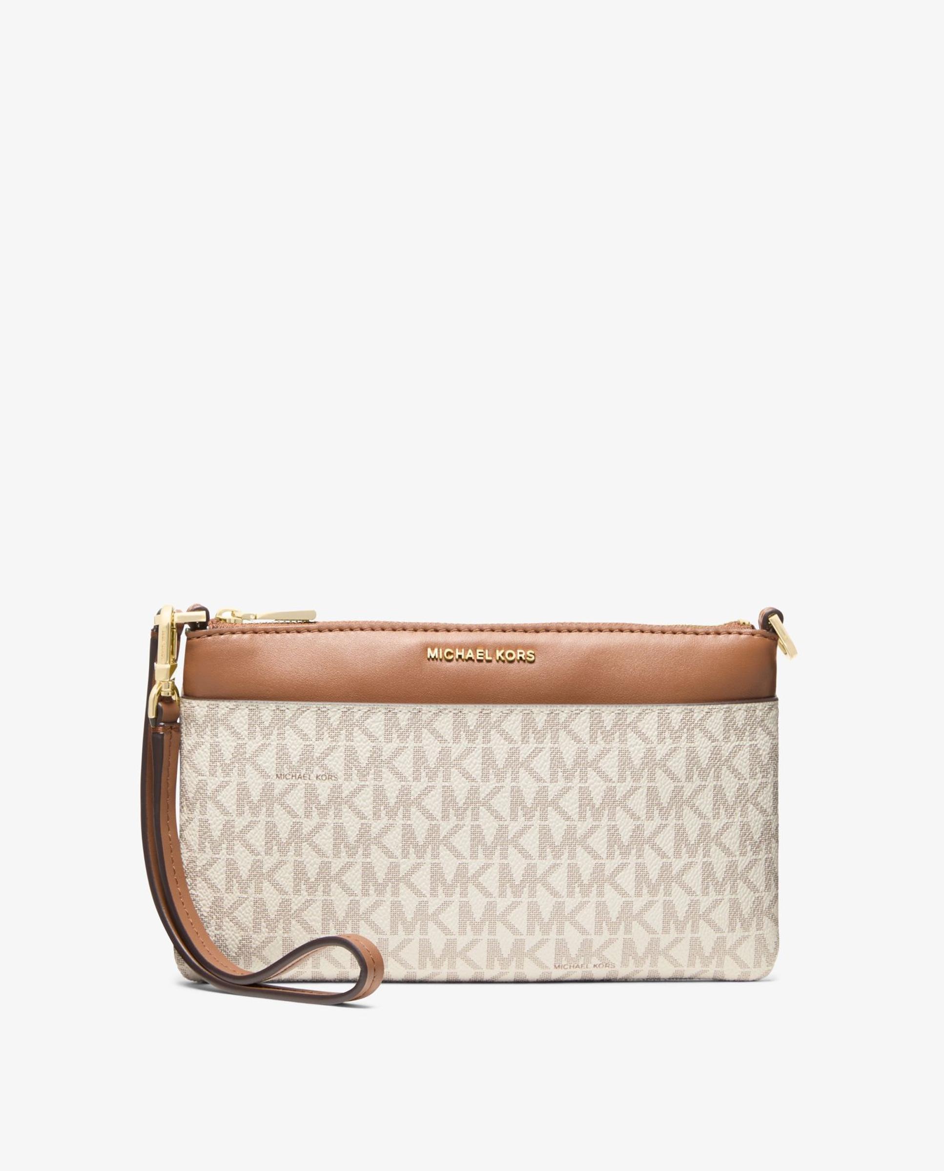 Bolso de mano de pulsera jet set mediano con logotipo - Michael Michael Kors - Marfil Marfil-1