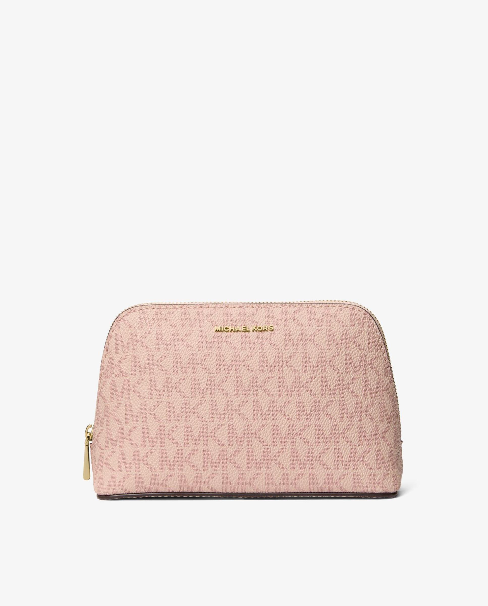 Neceser de viaje jet set pequeño con logotipo - Michael Michael Kors - Rosa claro Rosa claro-1