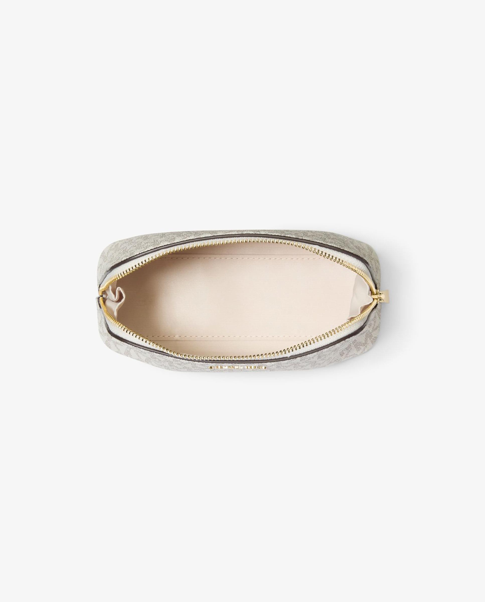 Neceser de viaje jet set pequeño con logotipo - Michael Michael Kors - Marfil Marfil-2