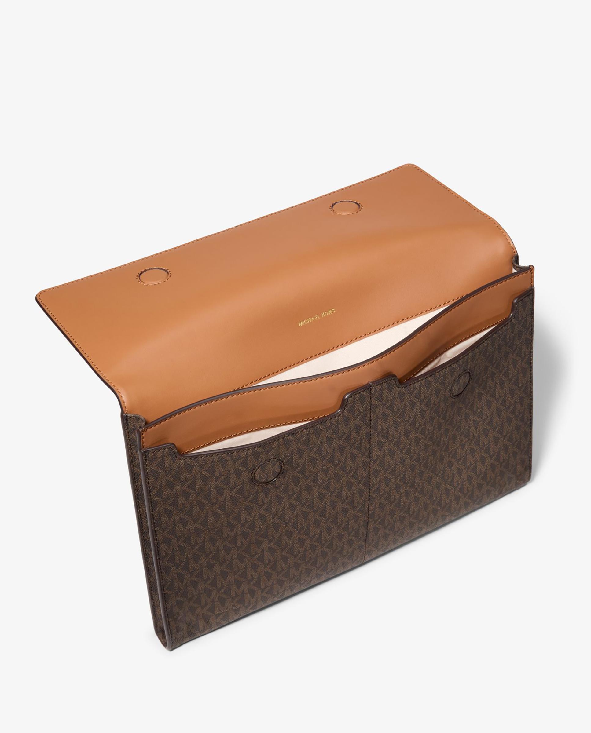 Accesorio tecnológico jet set con logotipo - Michael Michael Kors - Marrón / Naranja Marrón / Naranja-2