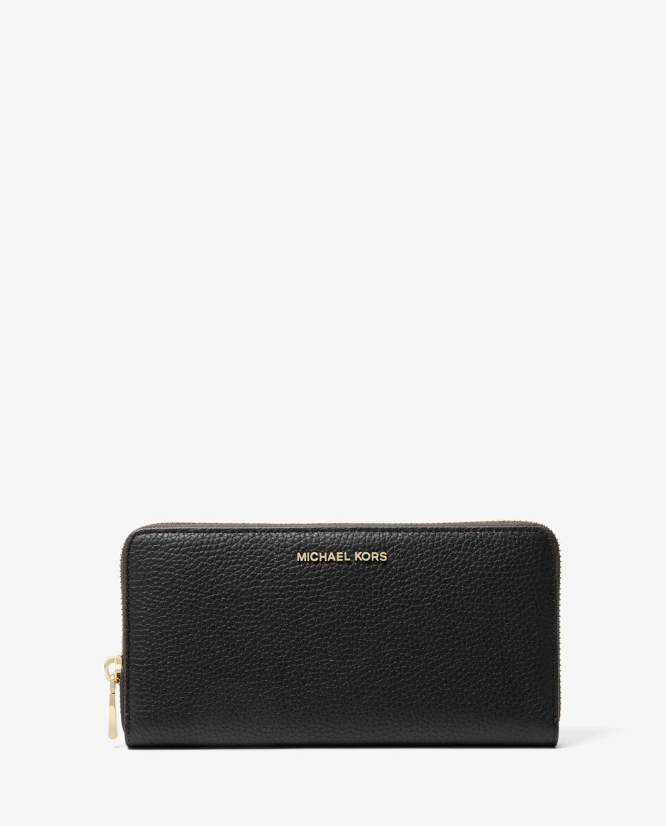 Cartera de mujer jet set grande de piel granulada - Michael Michael Kors - Negro Negro-1