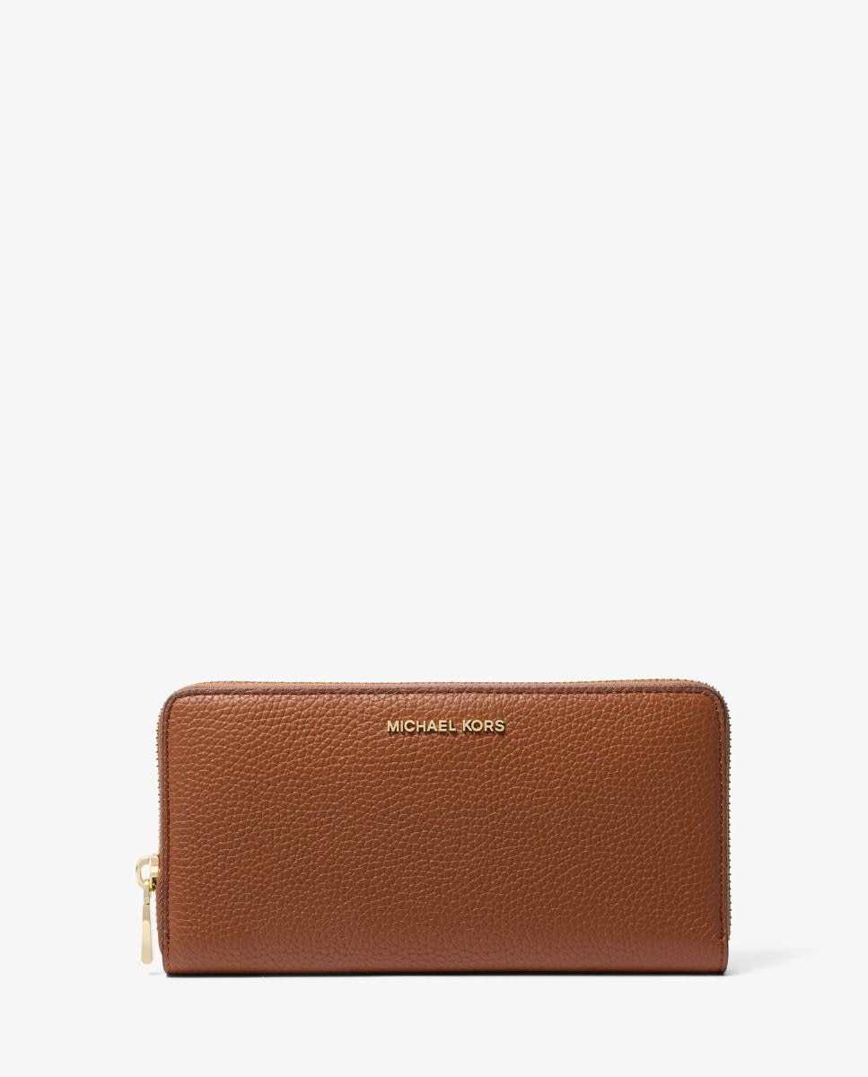 Cartera de mujer jet set grande de piel granulada - Michael Michael Kors - Marrón Marrón-1