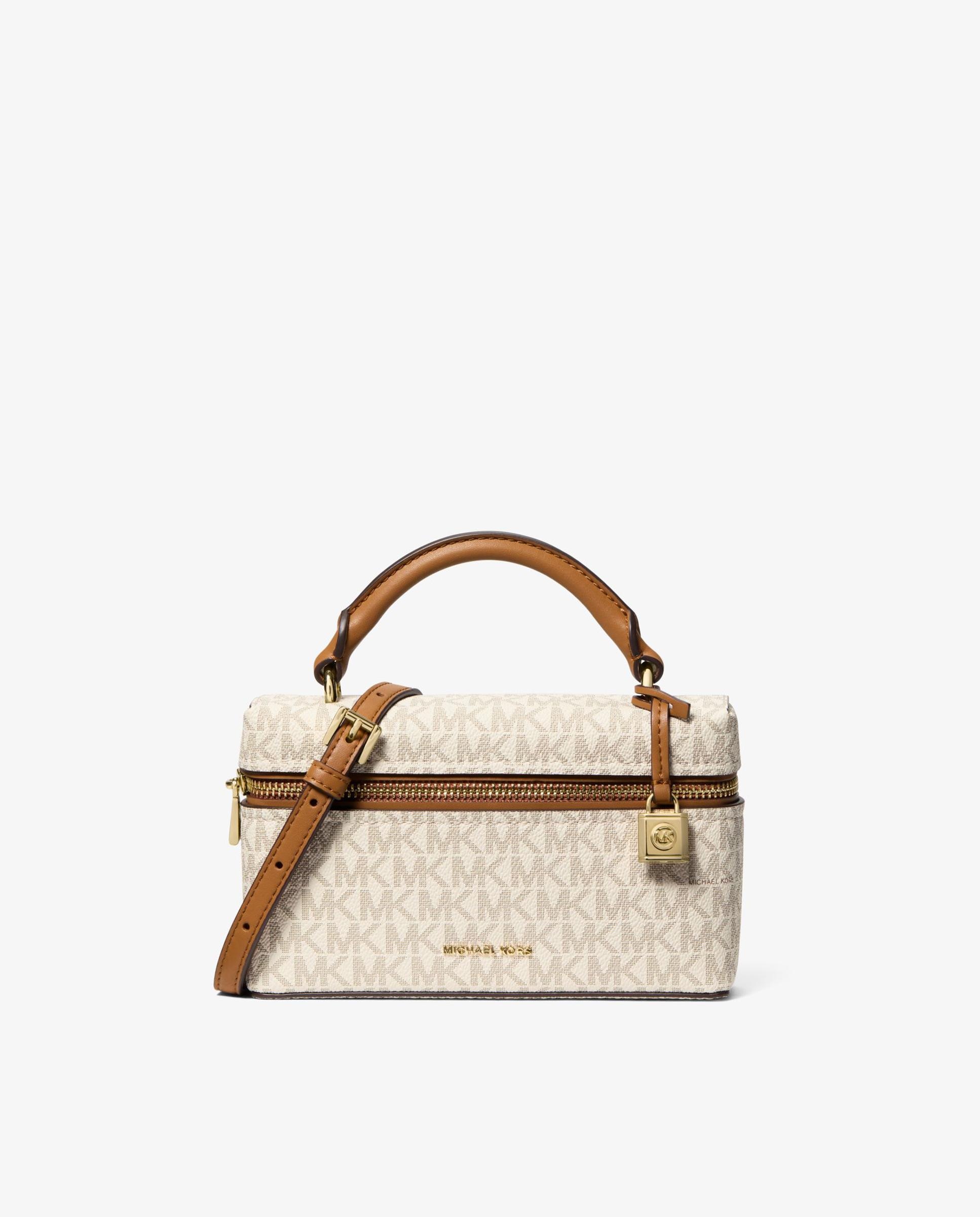 Bandolera de mujer jana ultrapequeña transformable con logotipo - Michael Michael Kors - Crema Crema-1