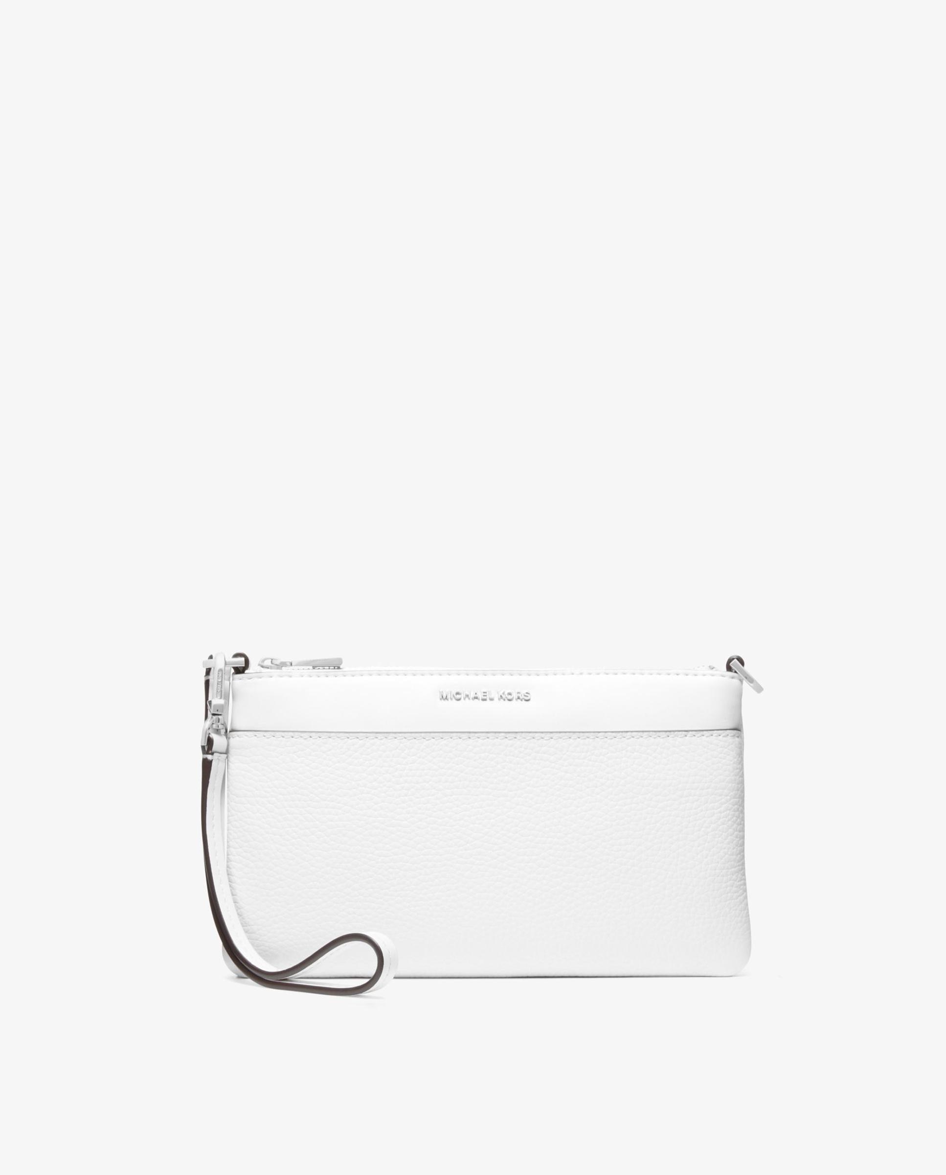Bolso de mano con pulsera jet set mediano transformable de piel granulada - Michael Michael Kors - Blanco Blanco-1