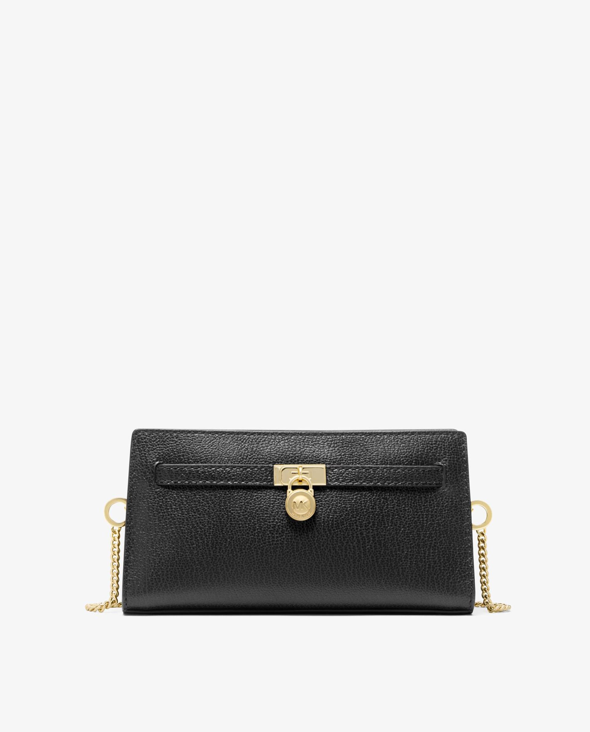 Imagen 0 de Bandolera de mujer hamilton moderne ultrapequeña transformable de piel Negro