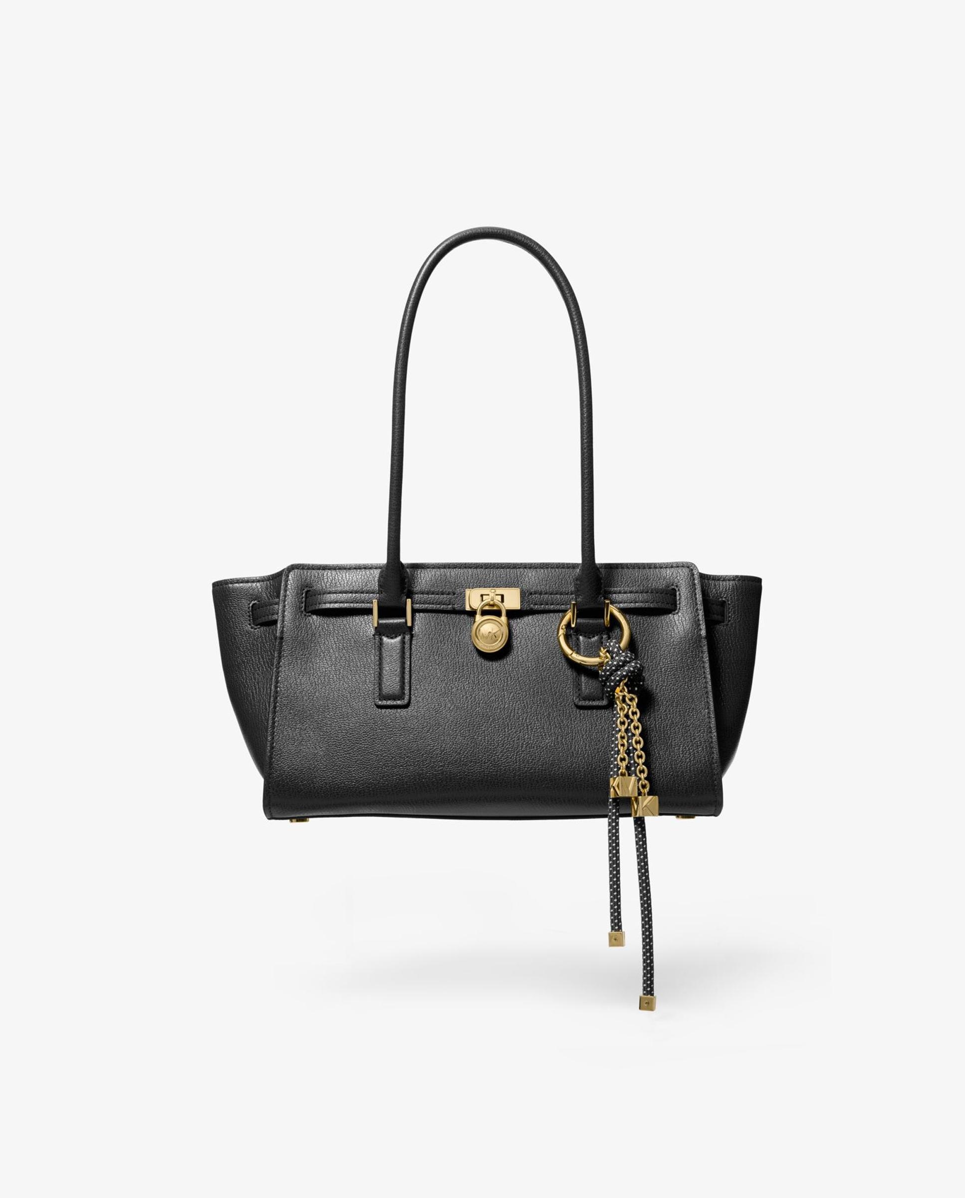 Bolso de hombro Hamilton Moderne pequeño de piel - Michael Michael Kors - Negro Negro-1