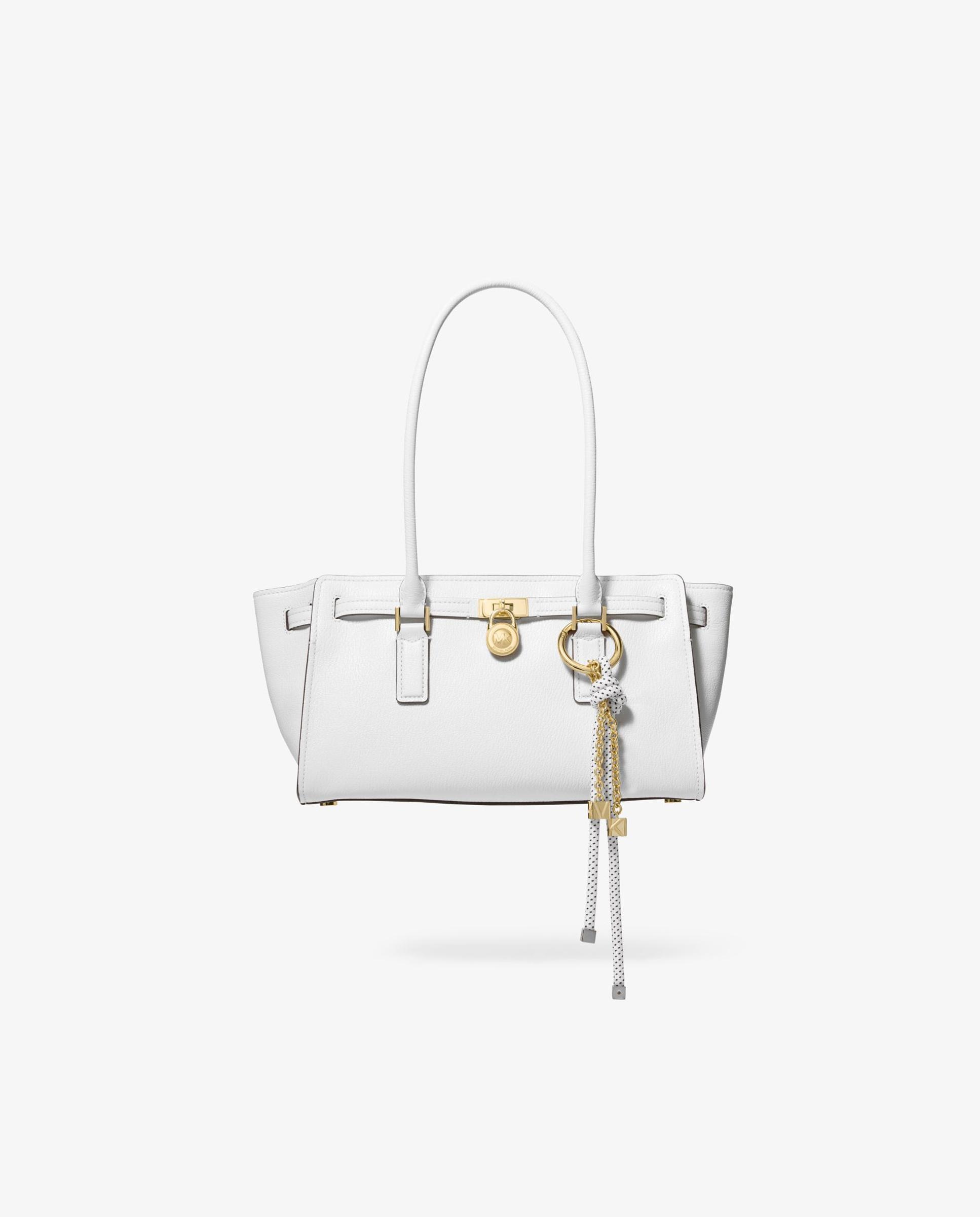 Bolso de hombro Hamilton Moderne pequeño de piel - Michael Michael Kors - Blanco Blanco-1