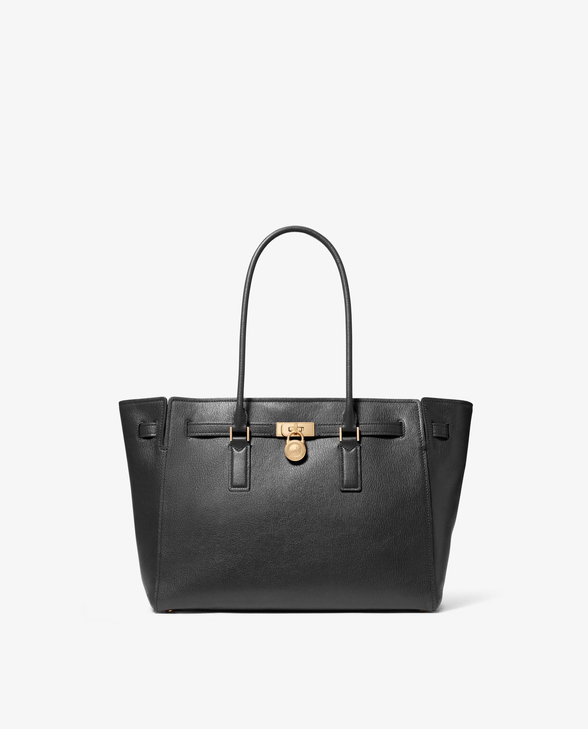 Bolso shopper tote hamilton moderne grande de piel - Michael Michael Kors - Negro Negro-1