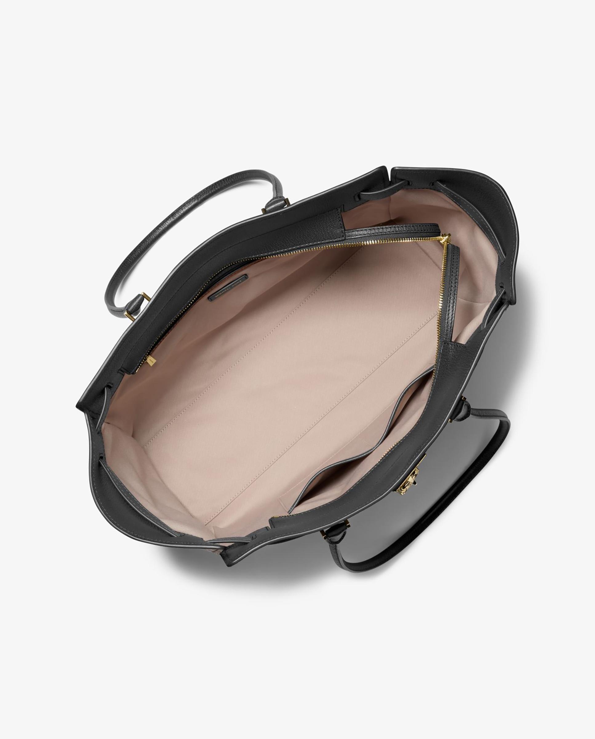 Bolso shopper tote hamilton moderne grande de piel - Michael Michael Kors - Negro Negro-3