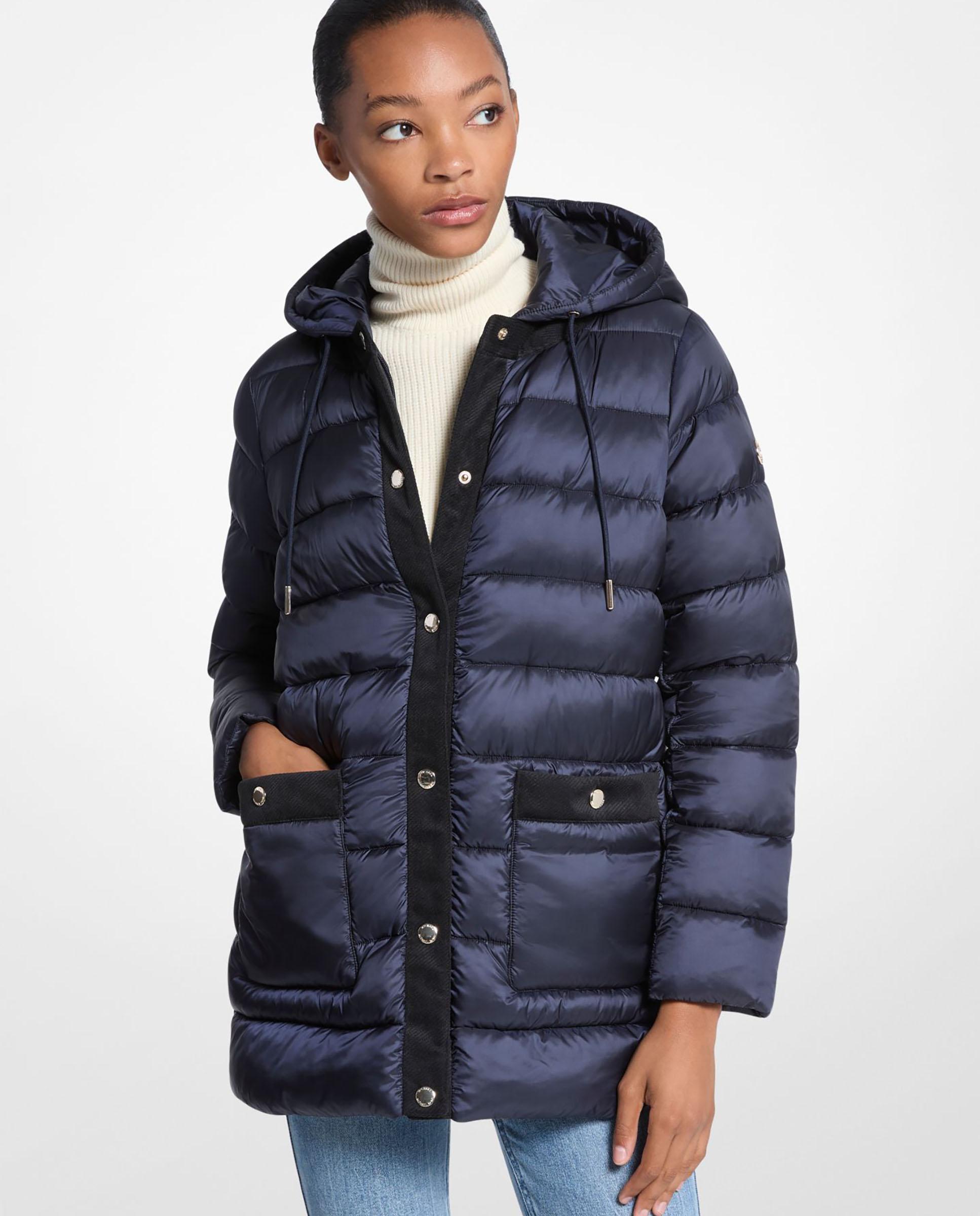 Michael Michael Kors - Plumífero de mujer plegable de nailon.