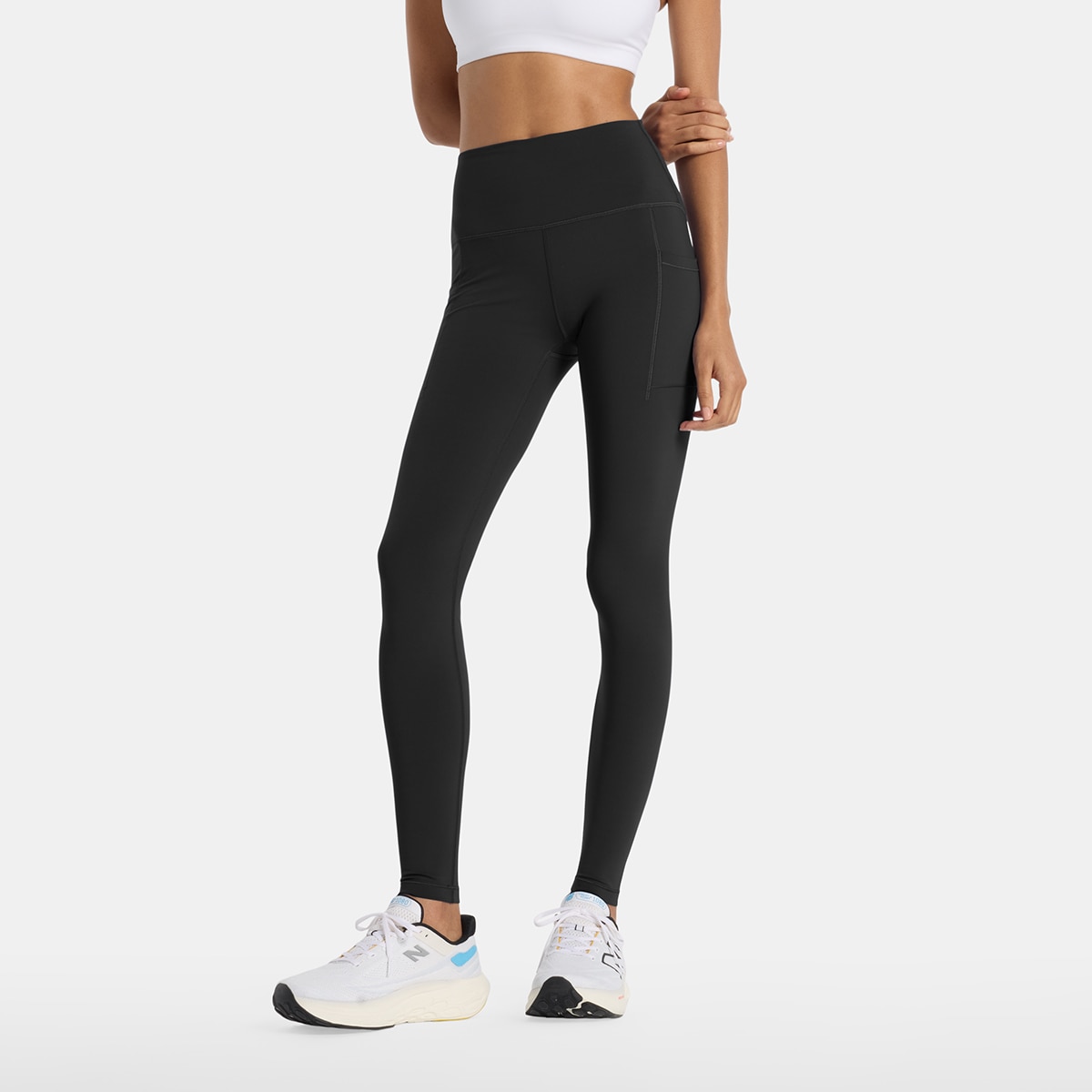 Imagen 0 de Mallas running de mujer 27" RC Pocke New Balance Negro