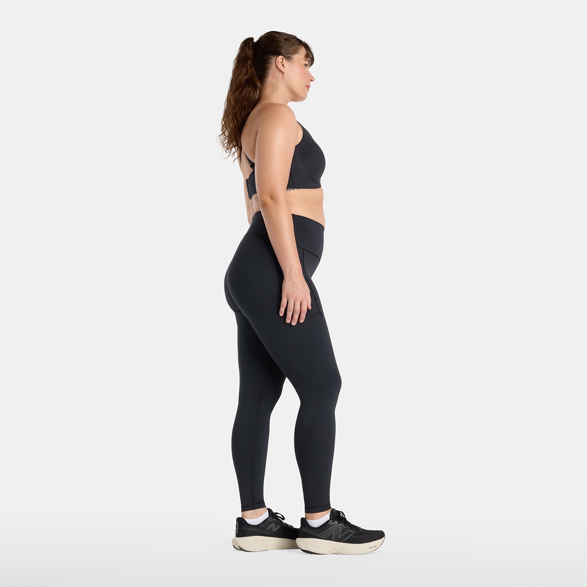Mallas running de mujer 27" RC Pocke New Balance - Negro Negro-5