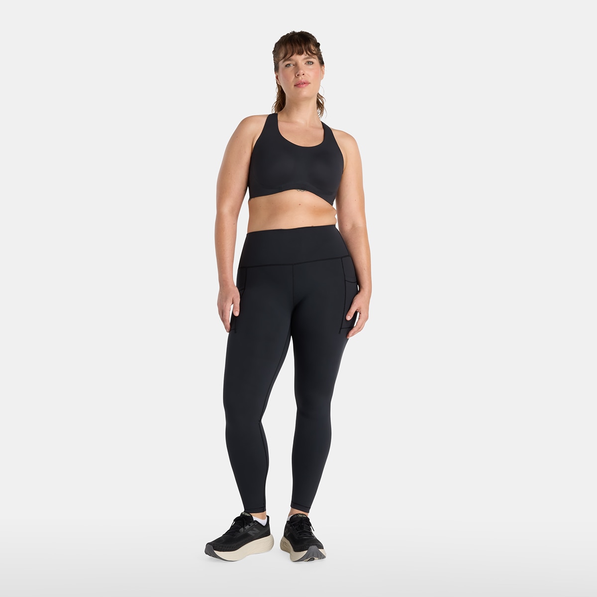 Mallas running de mujer 27" RC Pocke New Balance - Negro Negro-7