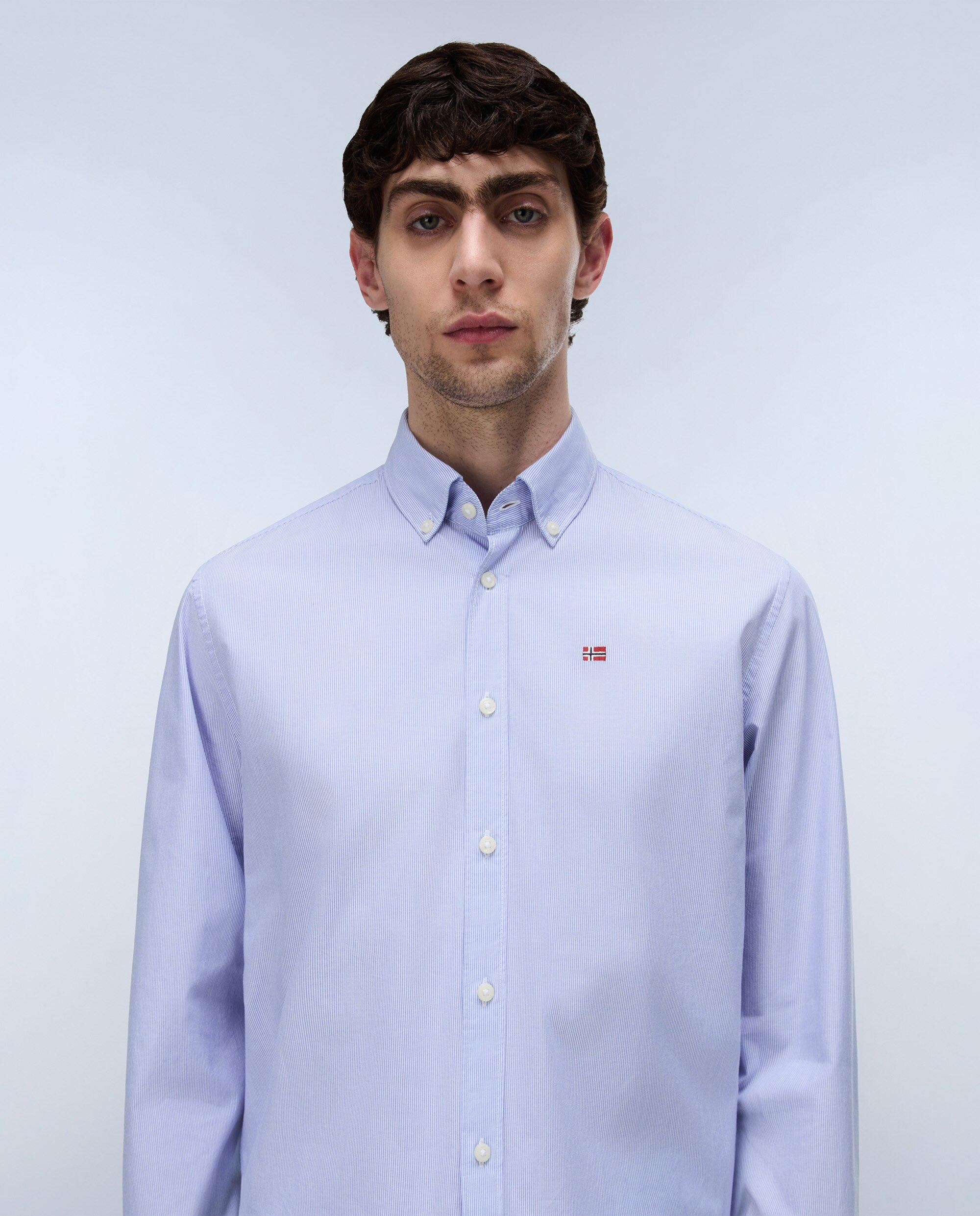 Camisa de algodón terra de hombre con corte regular - Napapijri - Multicolor Multicolor-2