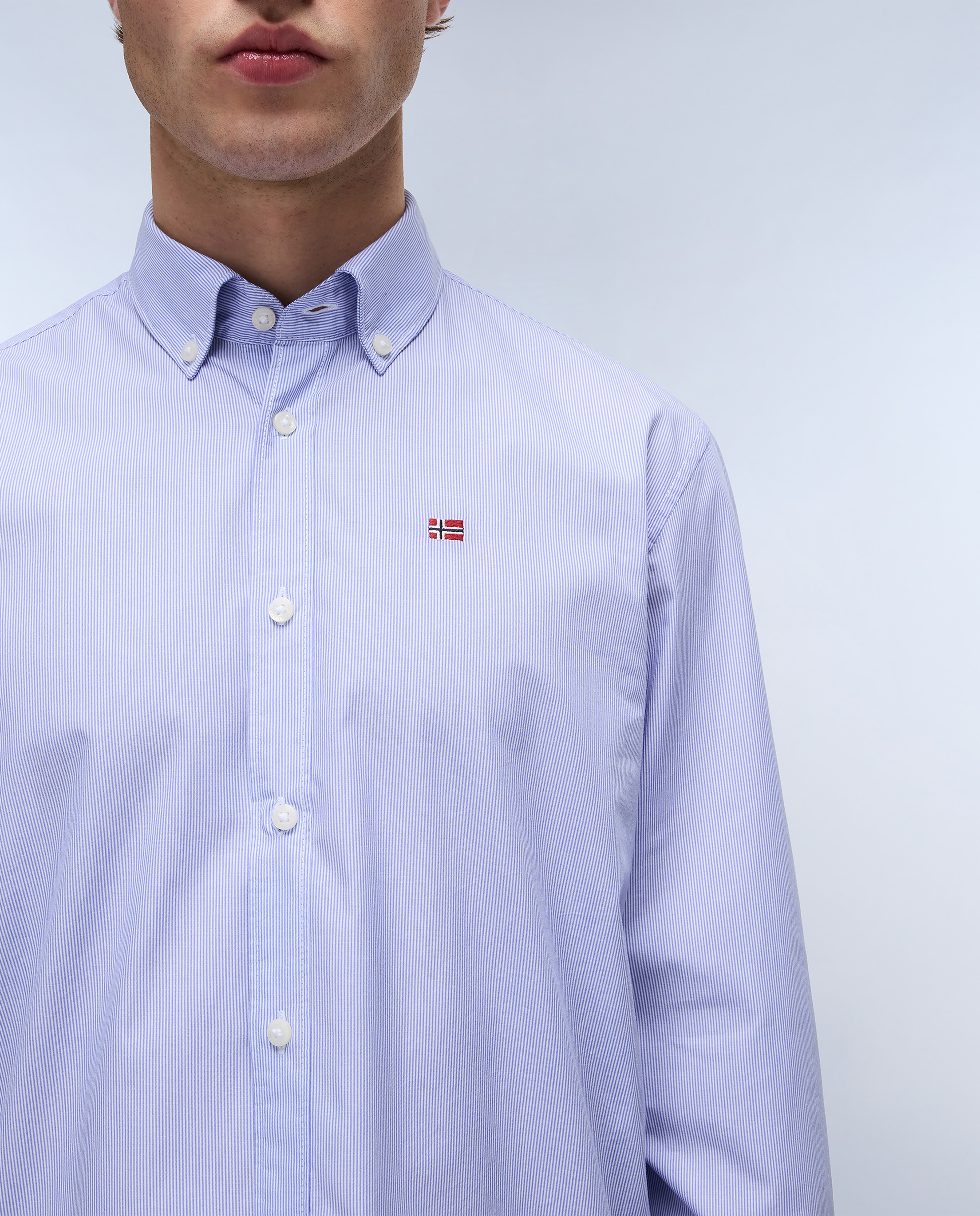 Camisa de algodón terra de hombre con corte regular - Napapijri - Multicolor Multicolor-4