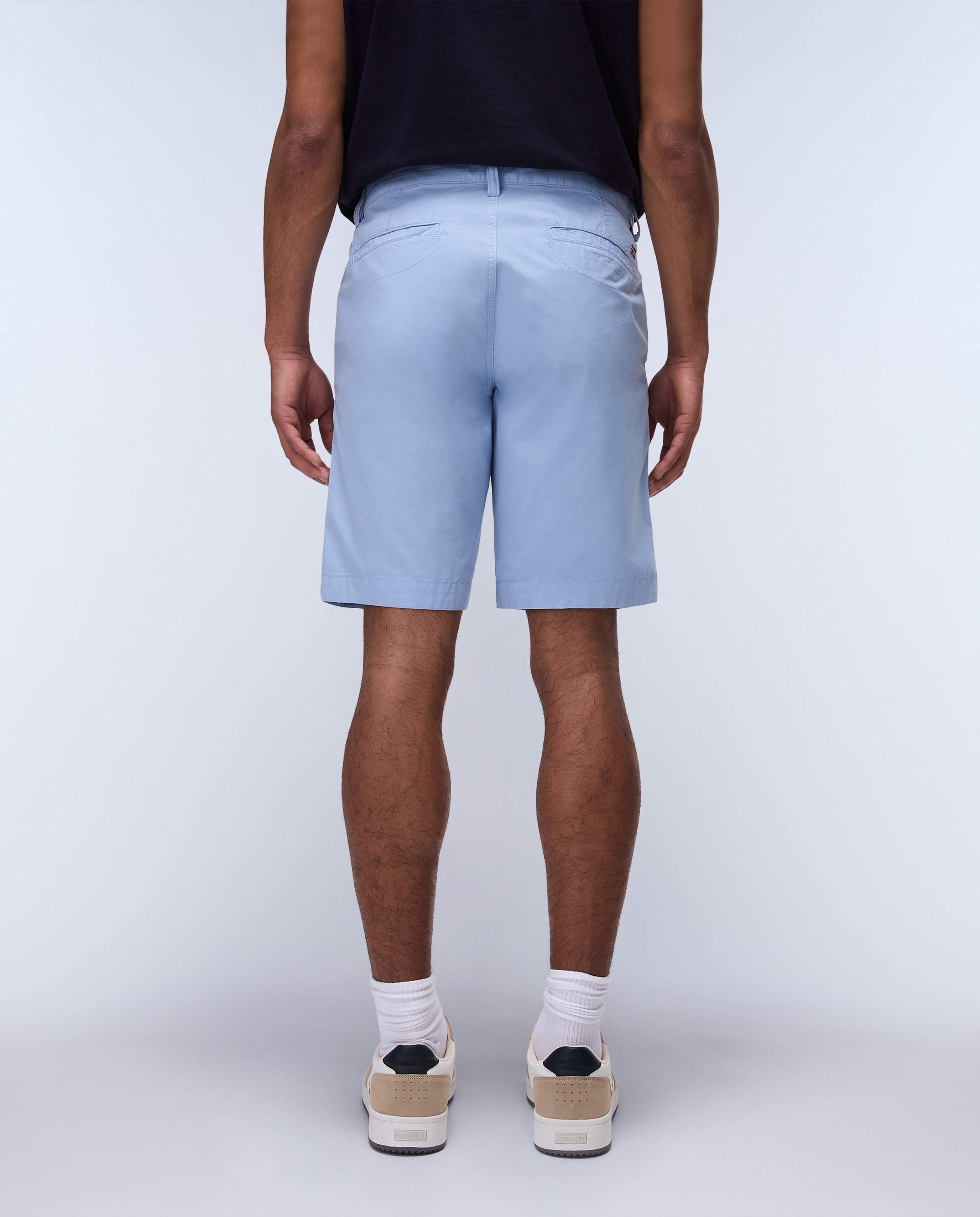 Bermuda de hombre Nakuru lisa - Napapijri - Azul celeste Azul celeste-2