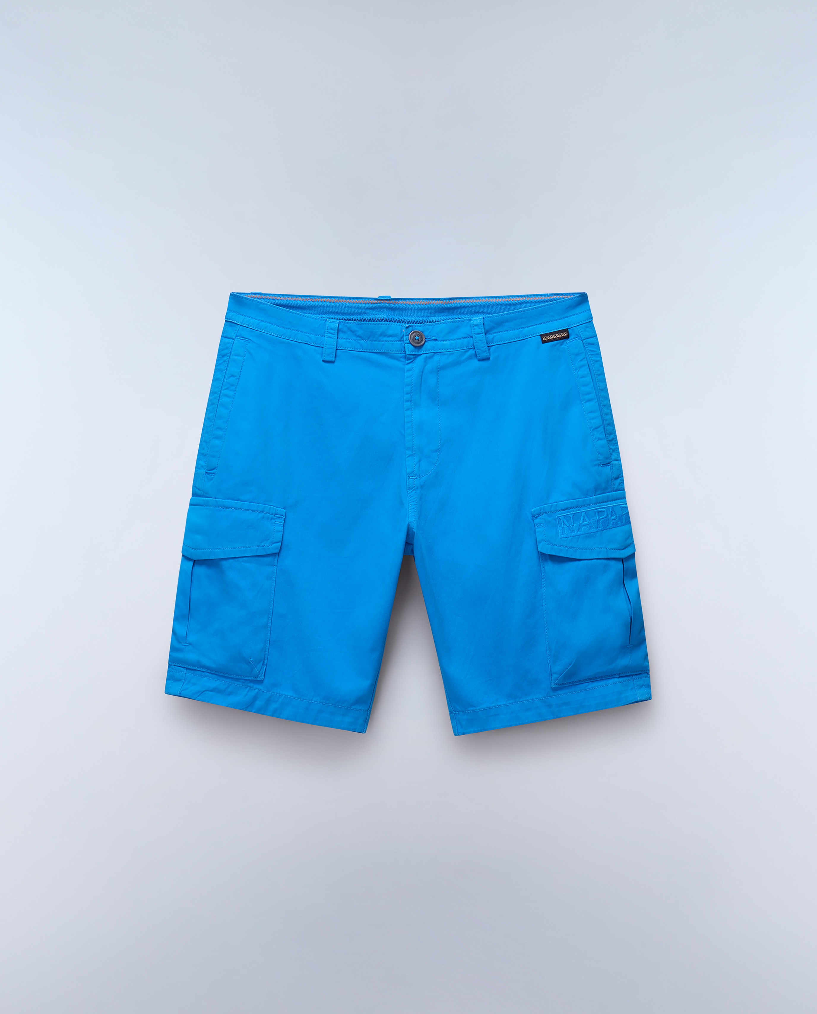 Imagen 3 de Bermuda de hombre tipo cargo deline lisa - Azul Cobalto Azul Cobalto
