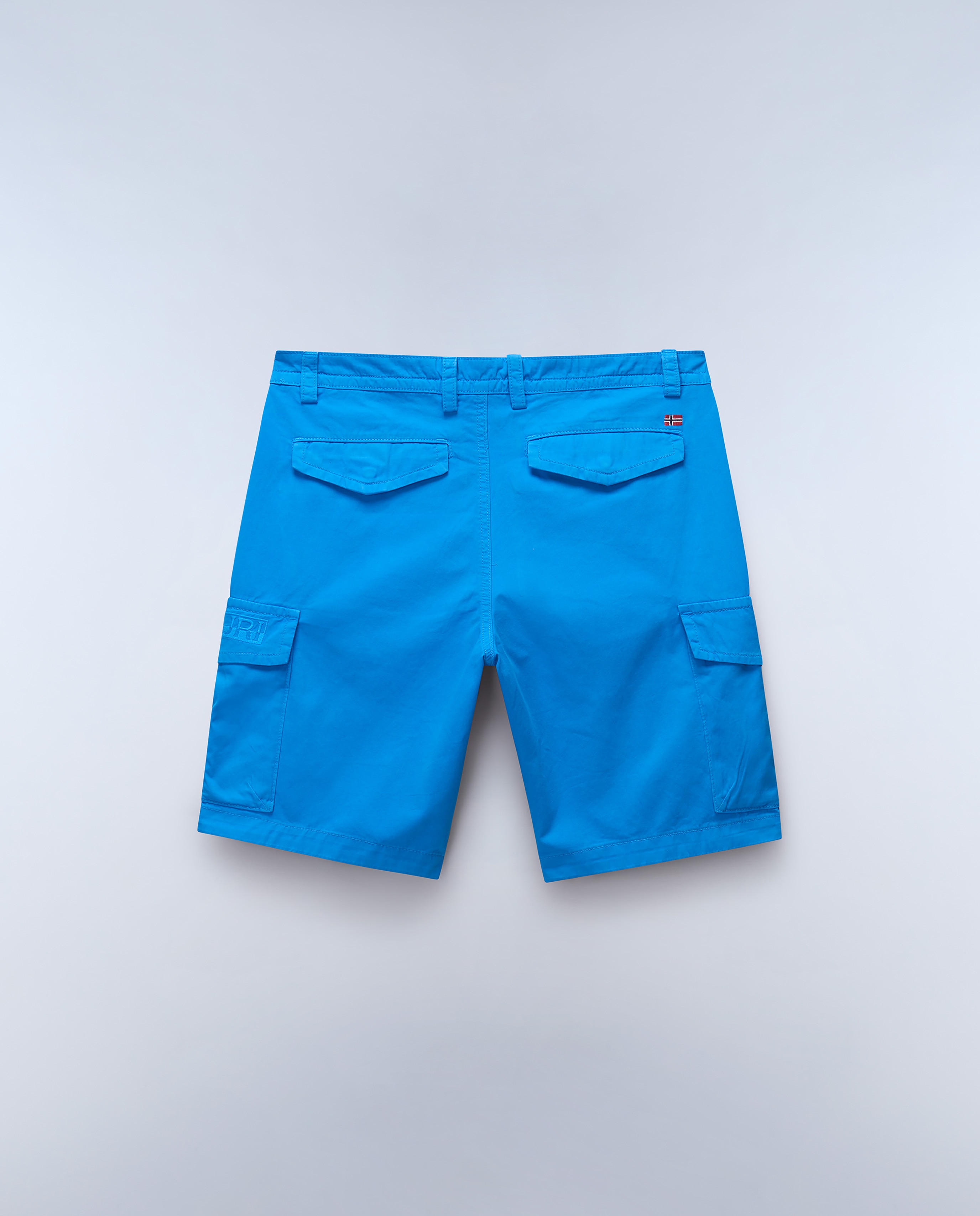Imagen 4 de Bermuda de hombre tipo cargo deline lisa - Azul Cobalto Azul Cobalto