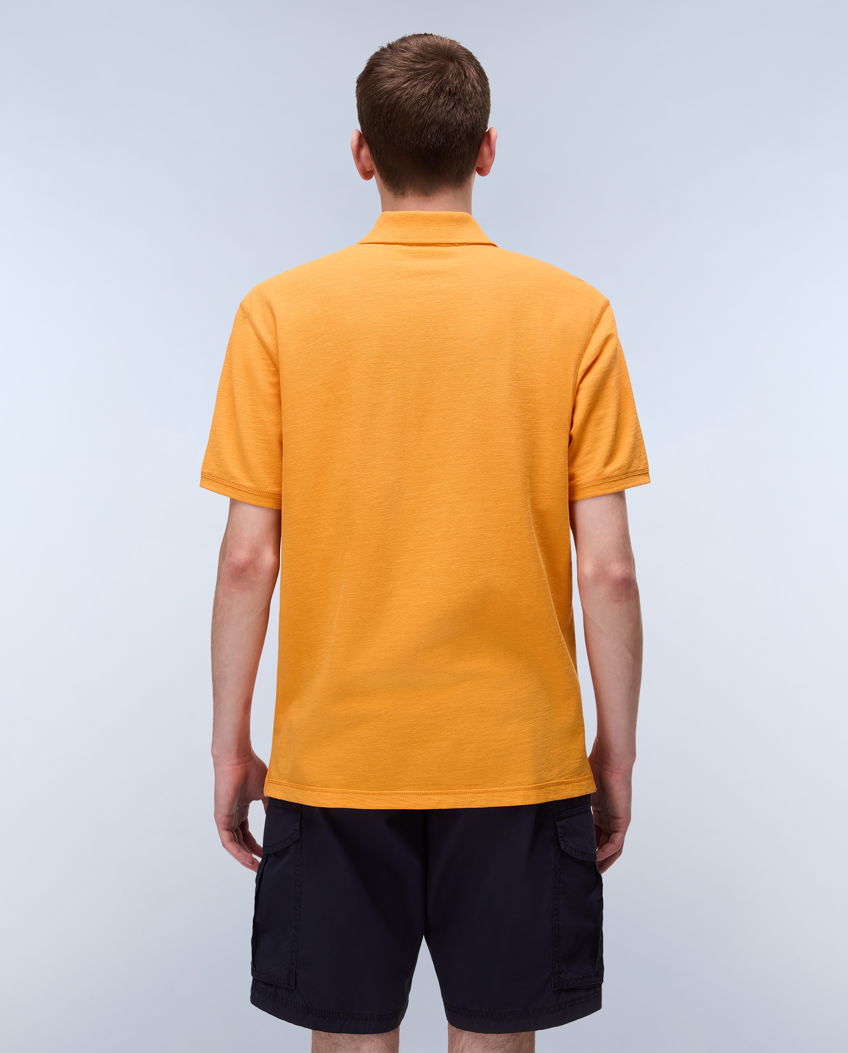 Imagen 2 de Polo de piqué de hombre ebea con corte relaxed de manga corta - Naranja claro Naranja claro
