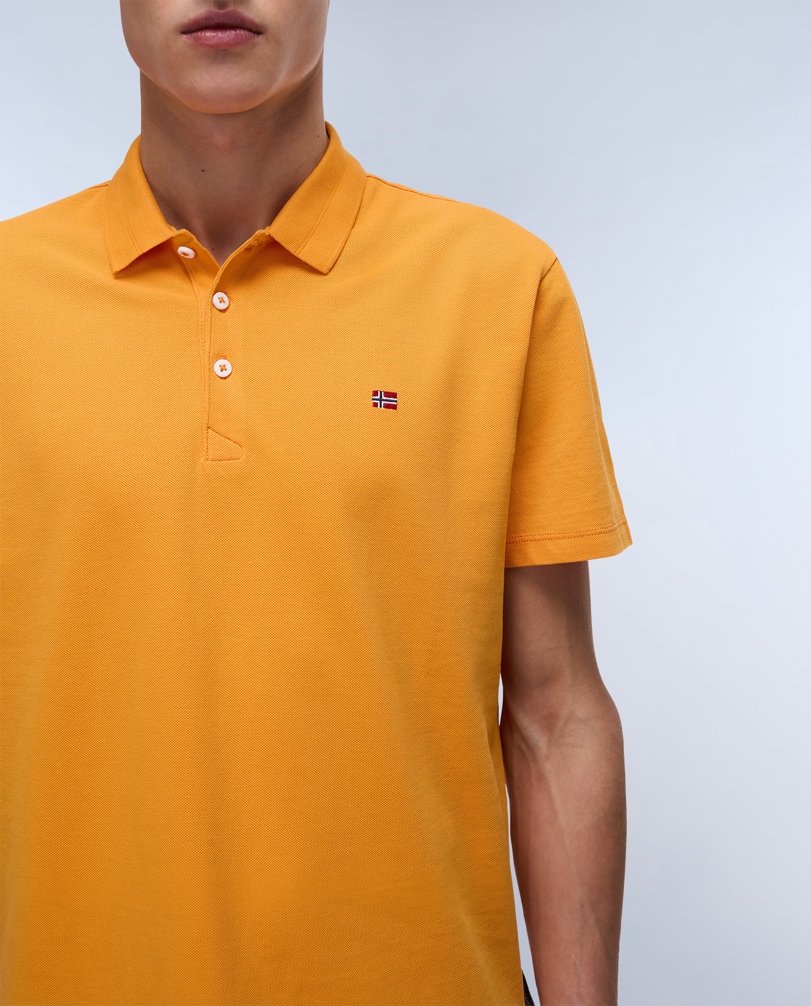 Imagen 1 de Polo de piqué de hombre ealis de manga corta - Amarillo Amarillo