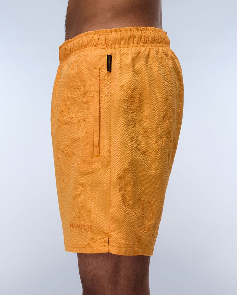 Bañador tipo boxer de hombre Brolio - Napapijri - Naranja mango Naranja mango-2