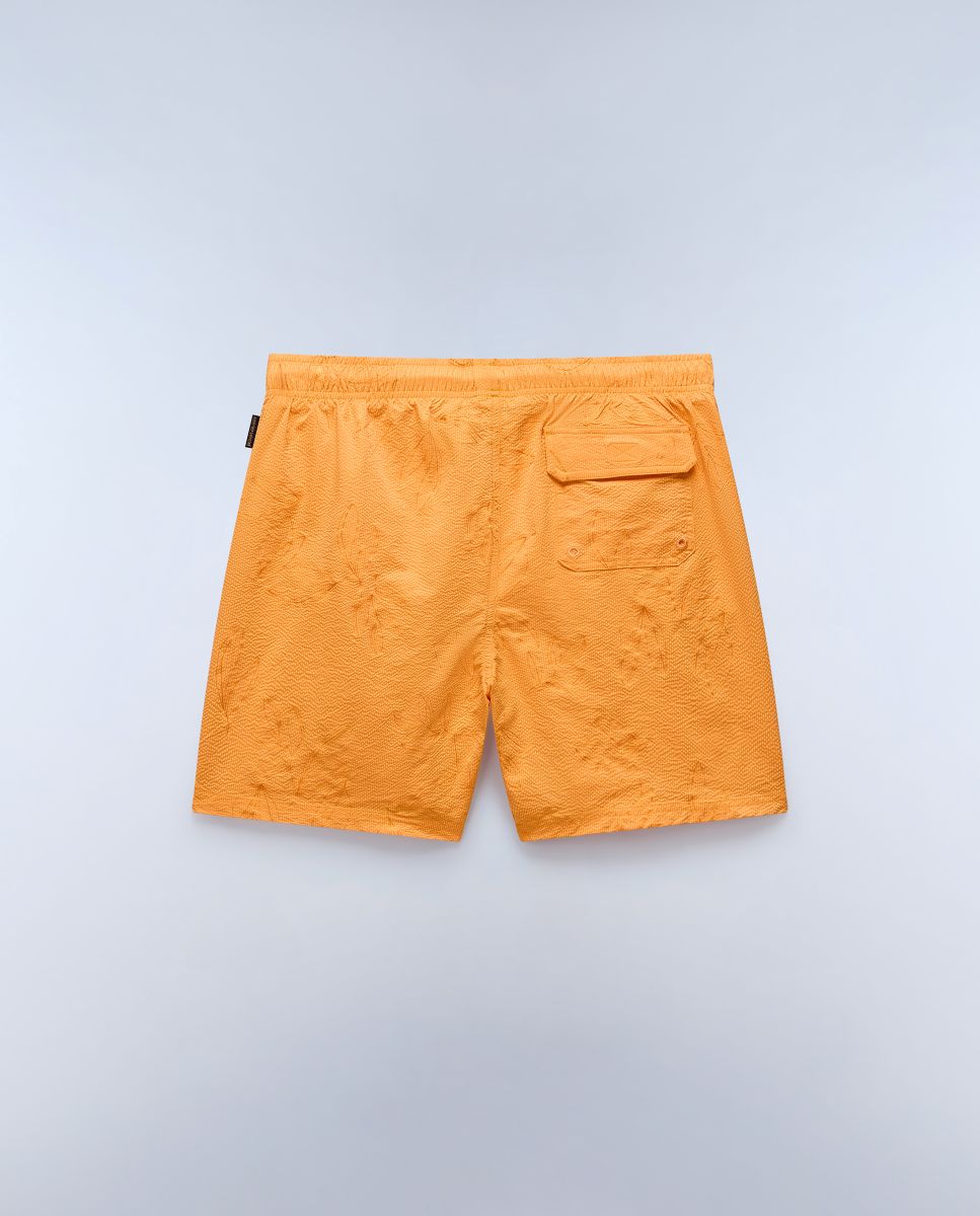 Bañador tipo boxer de hombre Brolio - Napapijri - Naranja mango Naranja mango-5
