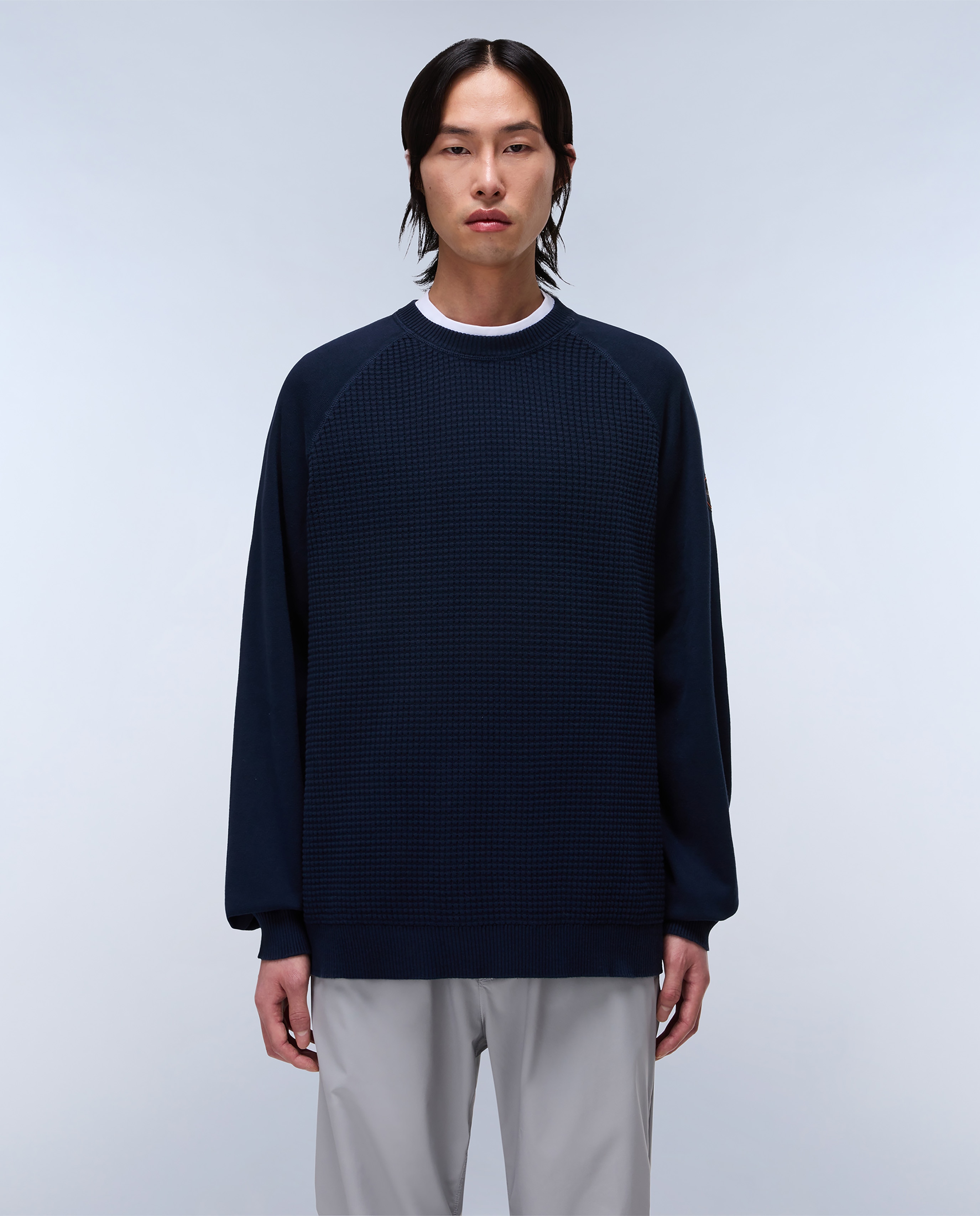 Napapijri - Jersey de hombre Zanca con cuello redondo.