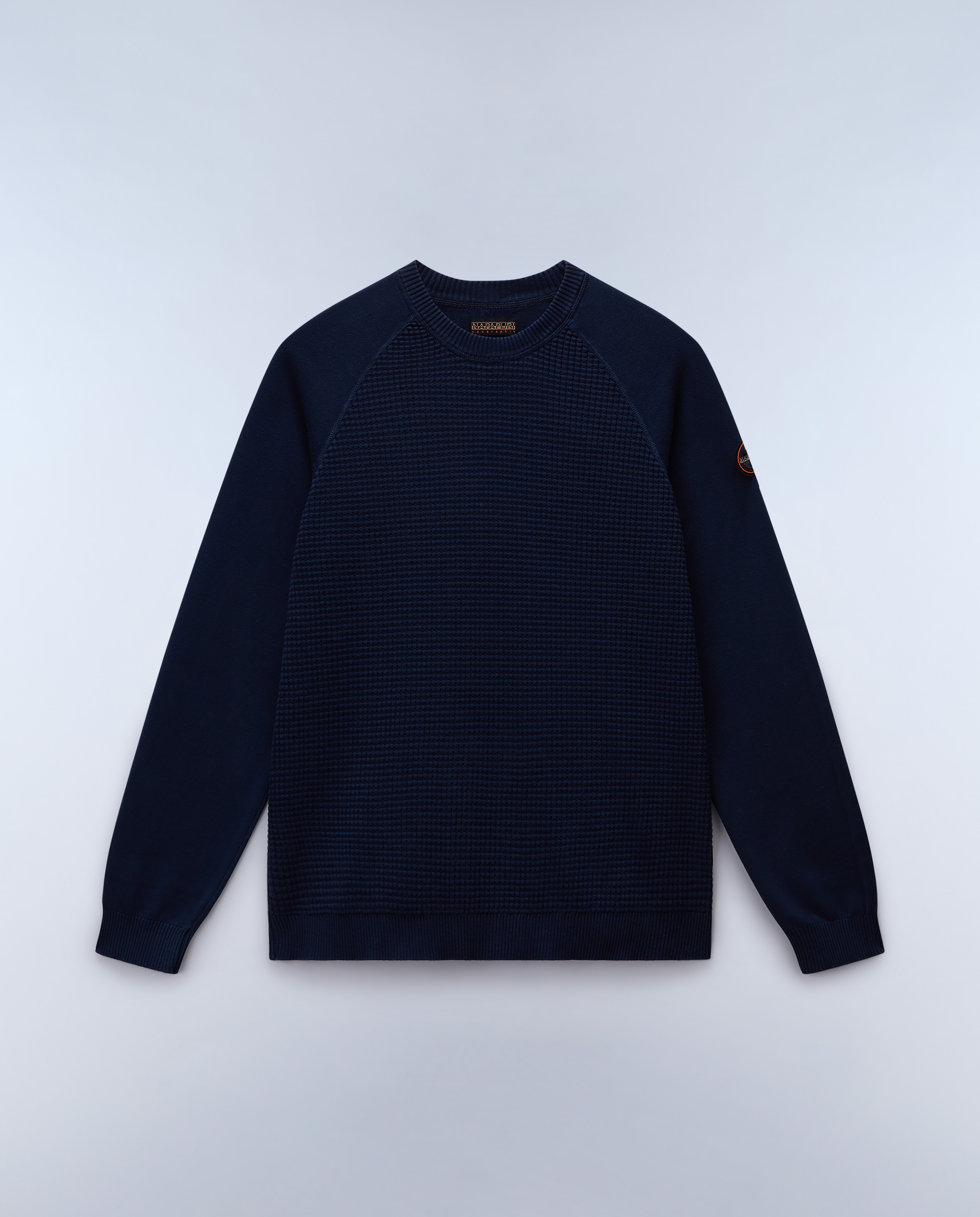 Jersey de hombre Zanca con cuello redondo Azul oscuro Napapijri