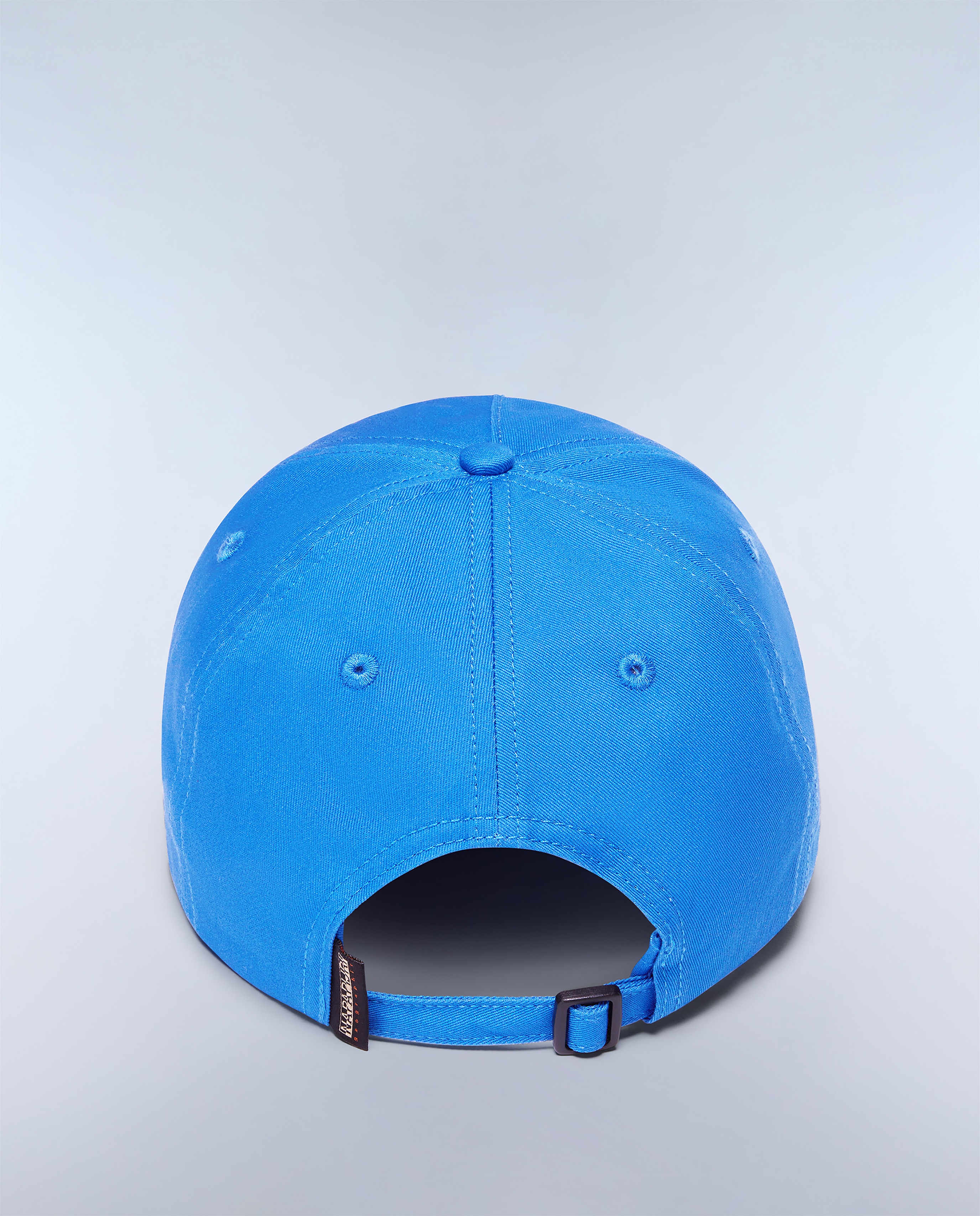 Gorra de hombre napapijri de algodón con parche frontal - Azul eléctrico Azul eléctrico-5