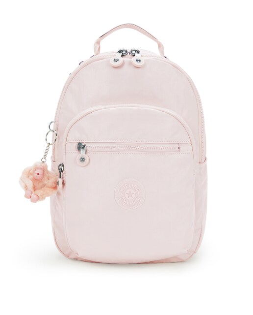 Imagen 0 de Mochila Seoul S de mujer pequeña con compartimento para tableta en rosa