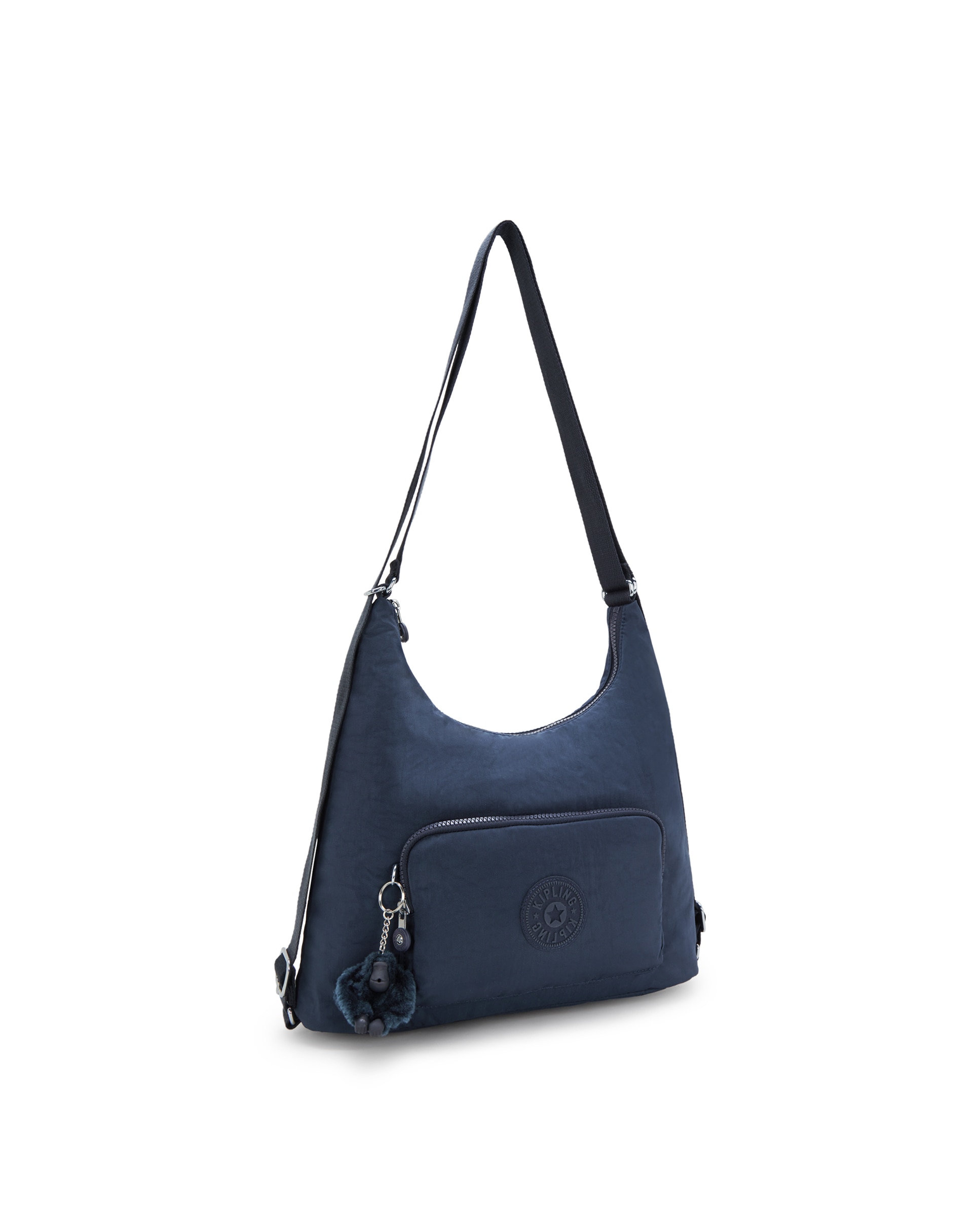 Bolso de hombro mediano convertible en mochila - Kipling - Azul marino Azul marino-4