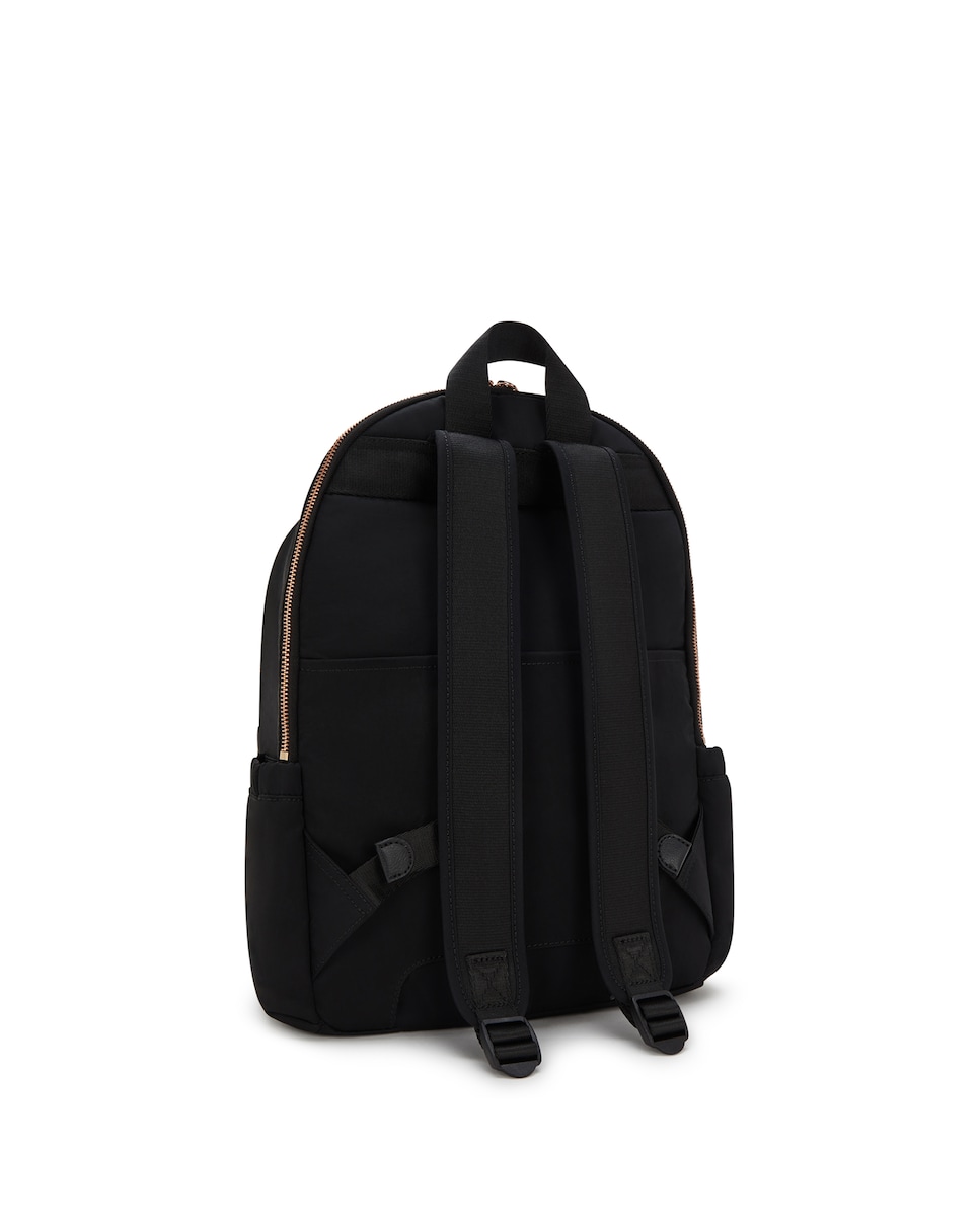 Mochila de mujer Delia M con asa superior en negro · Kipling · El