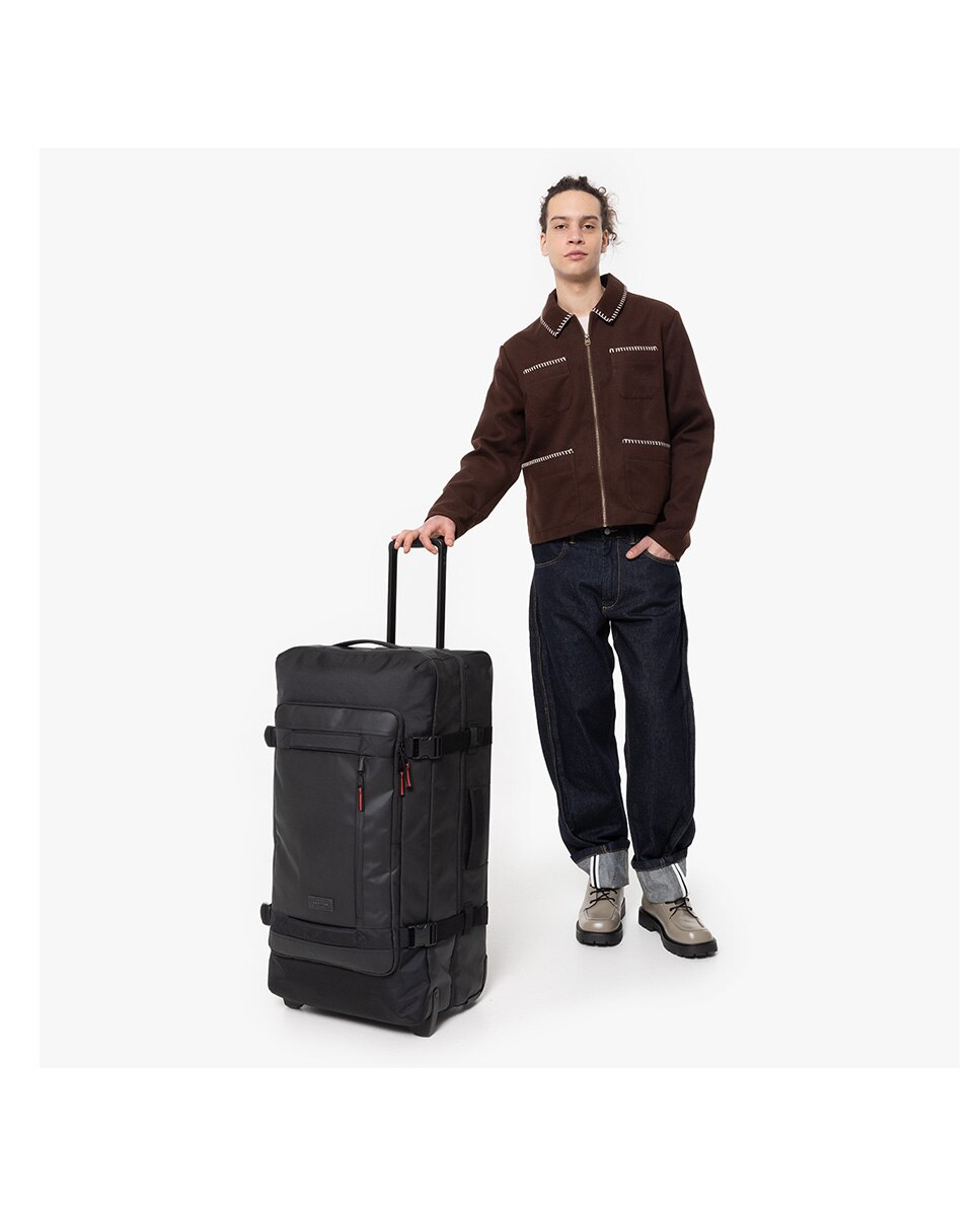 Maleta grande tranverz cnnct l blanda con capacidad de 90 l Negro