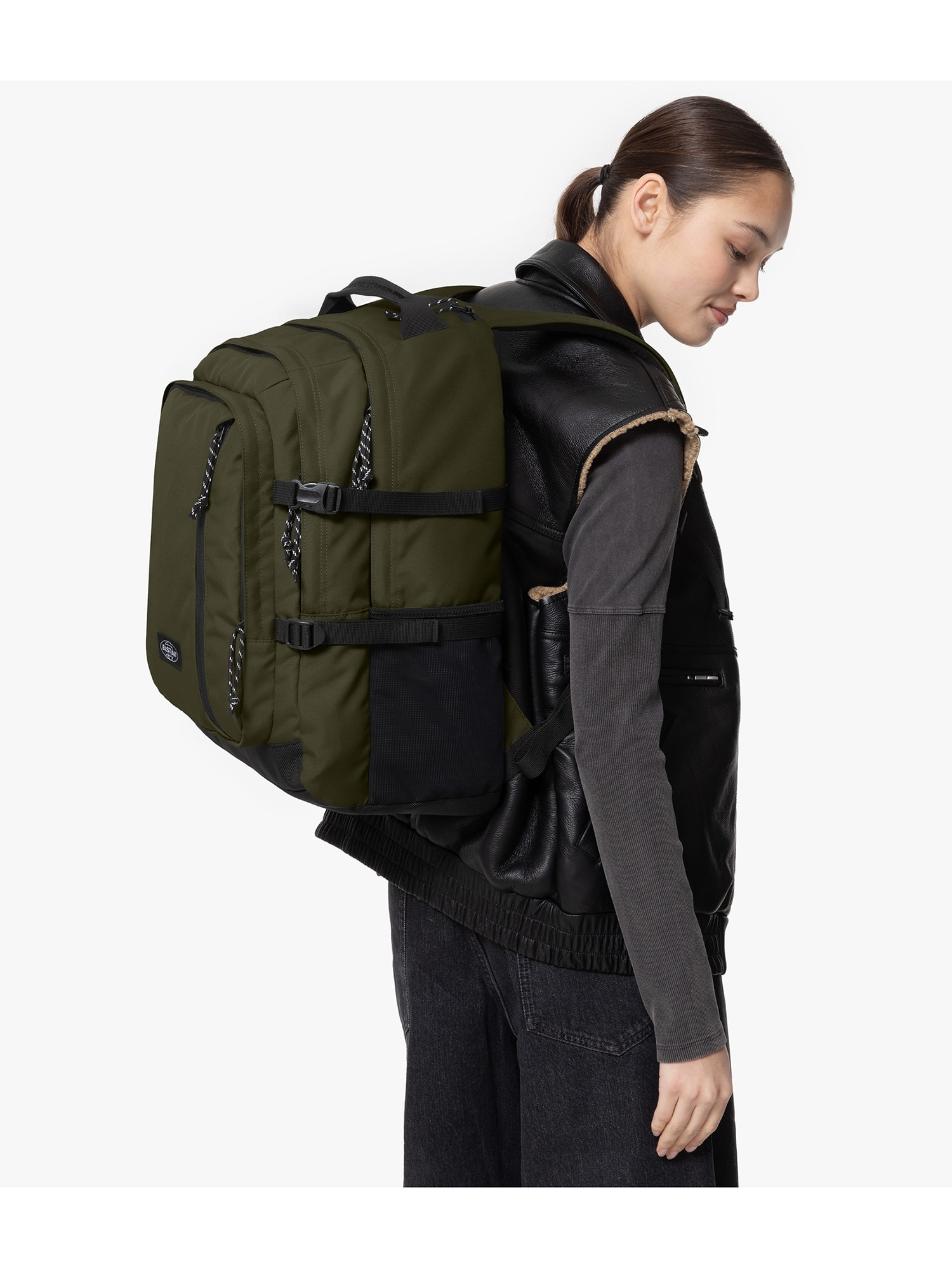 Mochila unisex Volker Pro Eastpak - Verde pardo Verde pardo-6