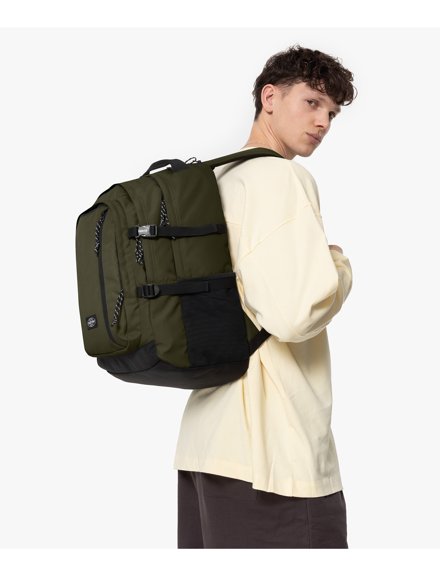 Mochila unisex Volker Pro Eastpak - Verde pardo Verde pardo-7
