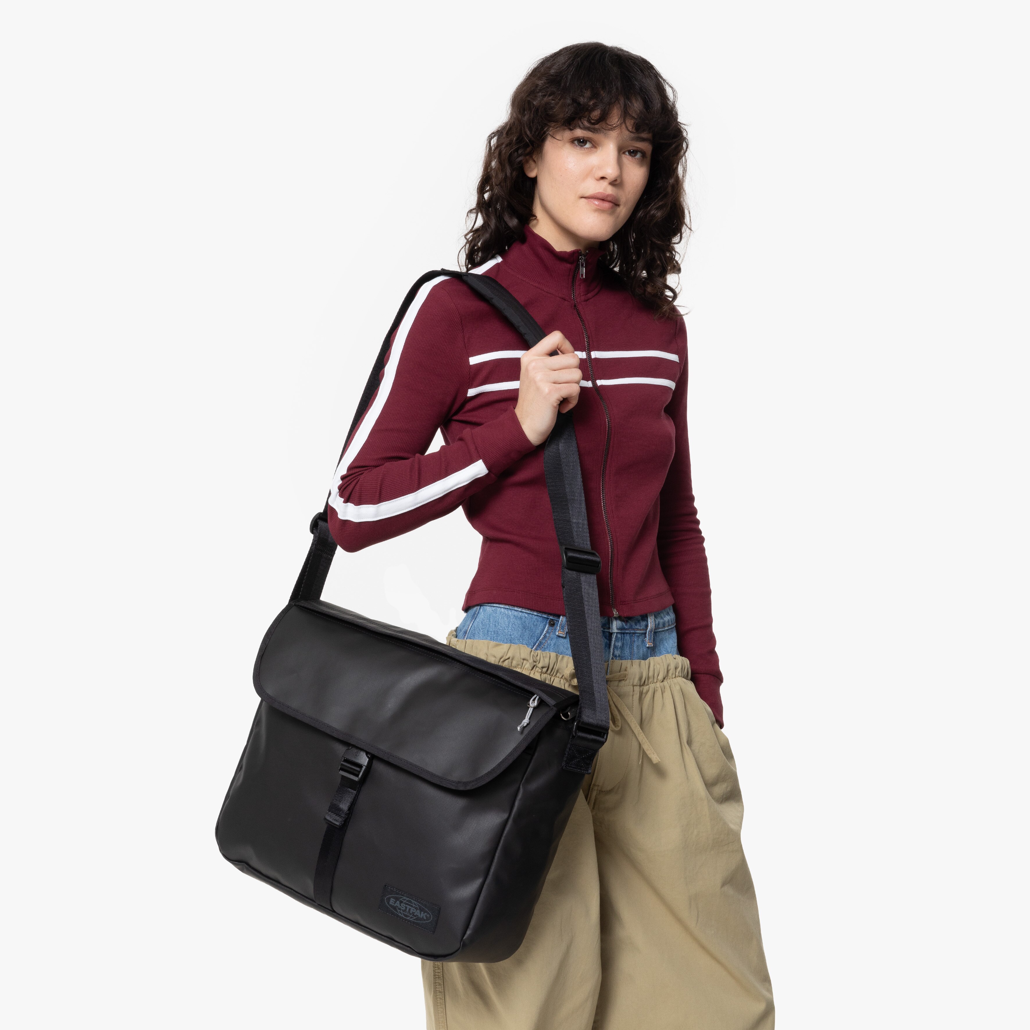 Bandolera unisex Delegate + Eastpak - Negro Negro-5