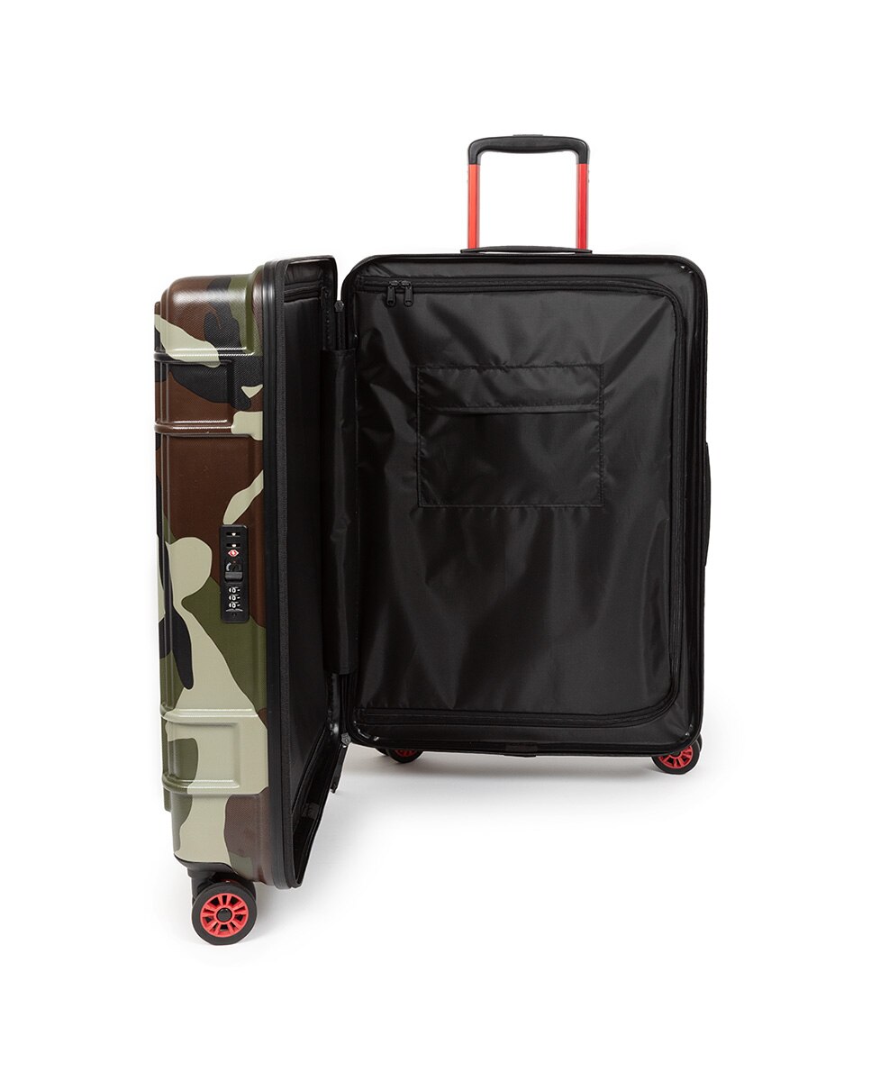 Maleta grande resist'r zip l rígida con capacidad de 90 l - Eastpak - Verde-Marrón Verde-Marrón-8