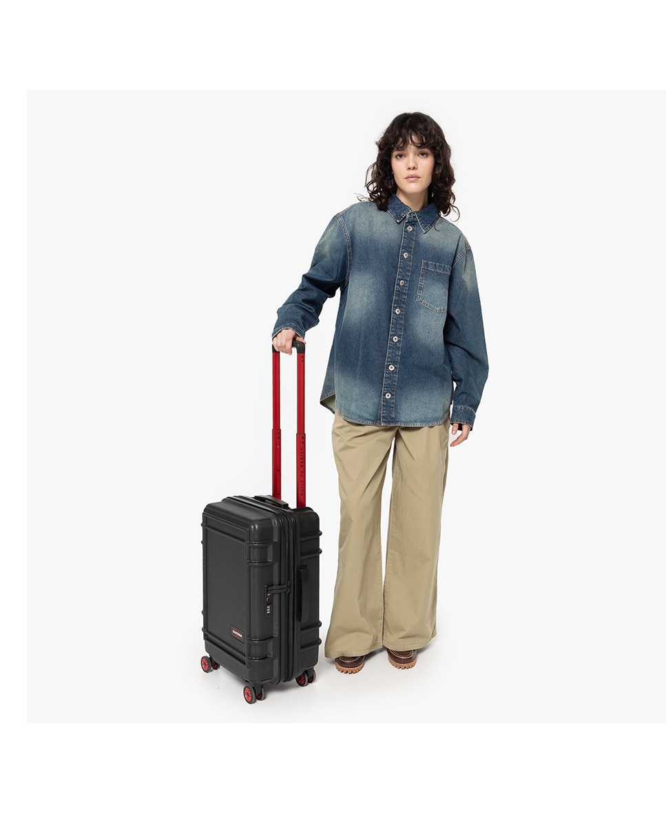 Maleta de cabina expandible resist'r zip s con capacidad hasta hasta 42l - Eastpak - Negro Negro-2