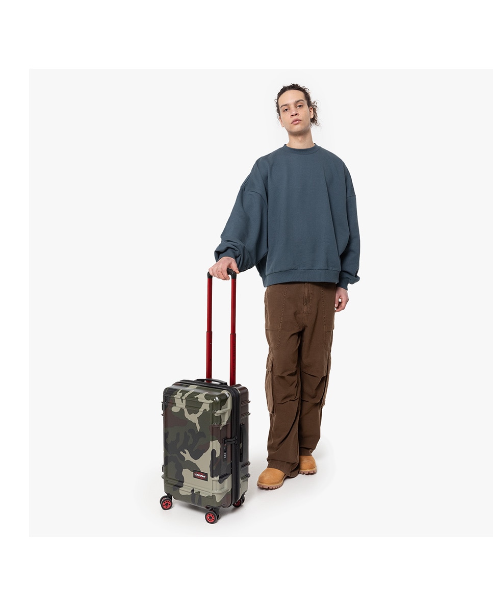 Maleta de cabina expandible resist'r zip s con capacidad hasta hasta 42l - Eastpak - Verde-Marrón Verde-Marrón-5