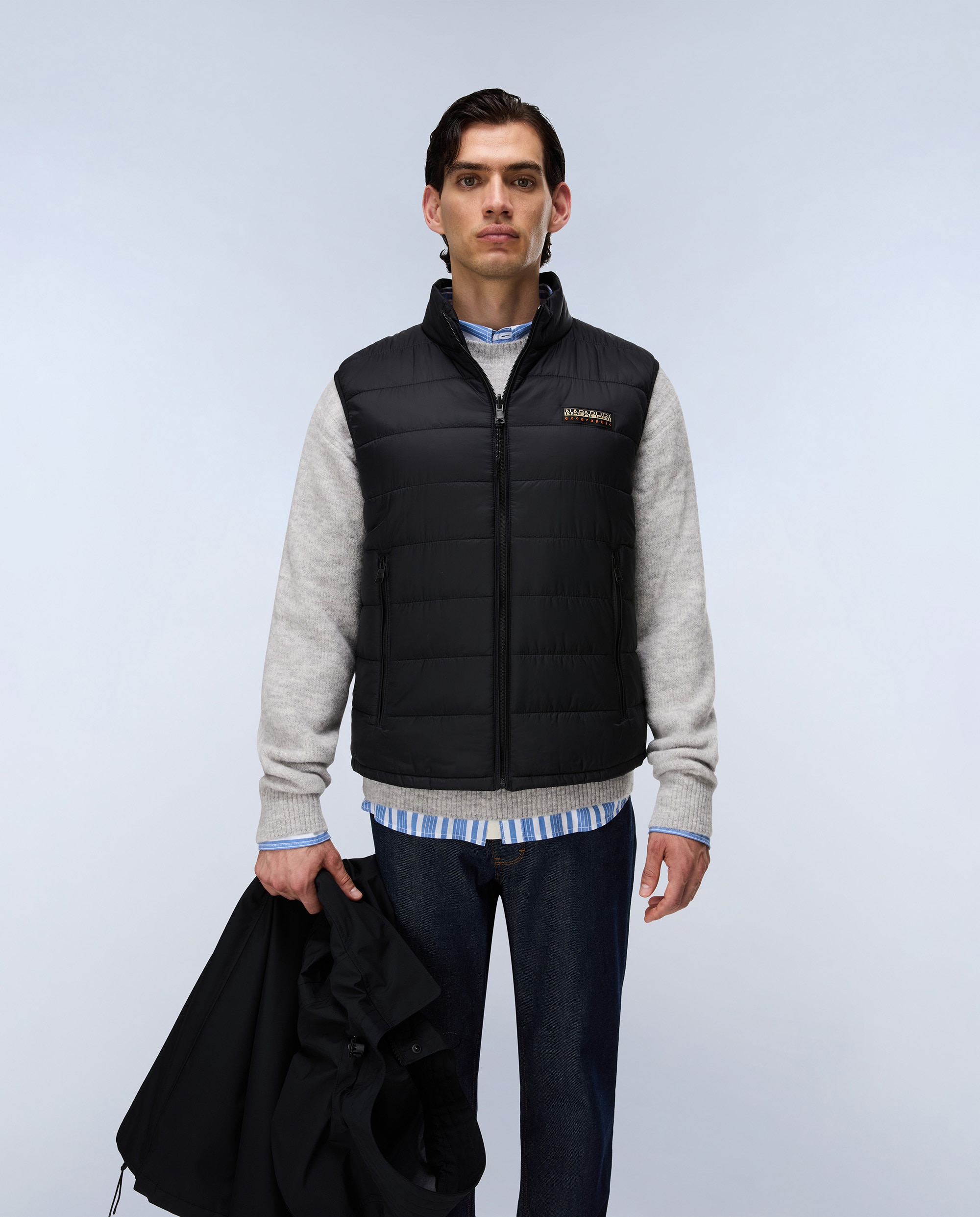 Imagen 7 de Parka de hombre pilloz 3 en 1 impermeable con capucha ajustable - Napapijri - Negro Negro
